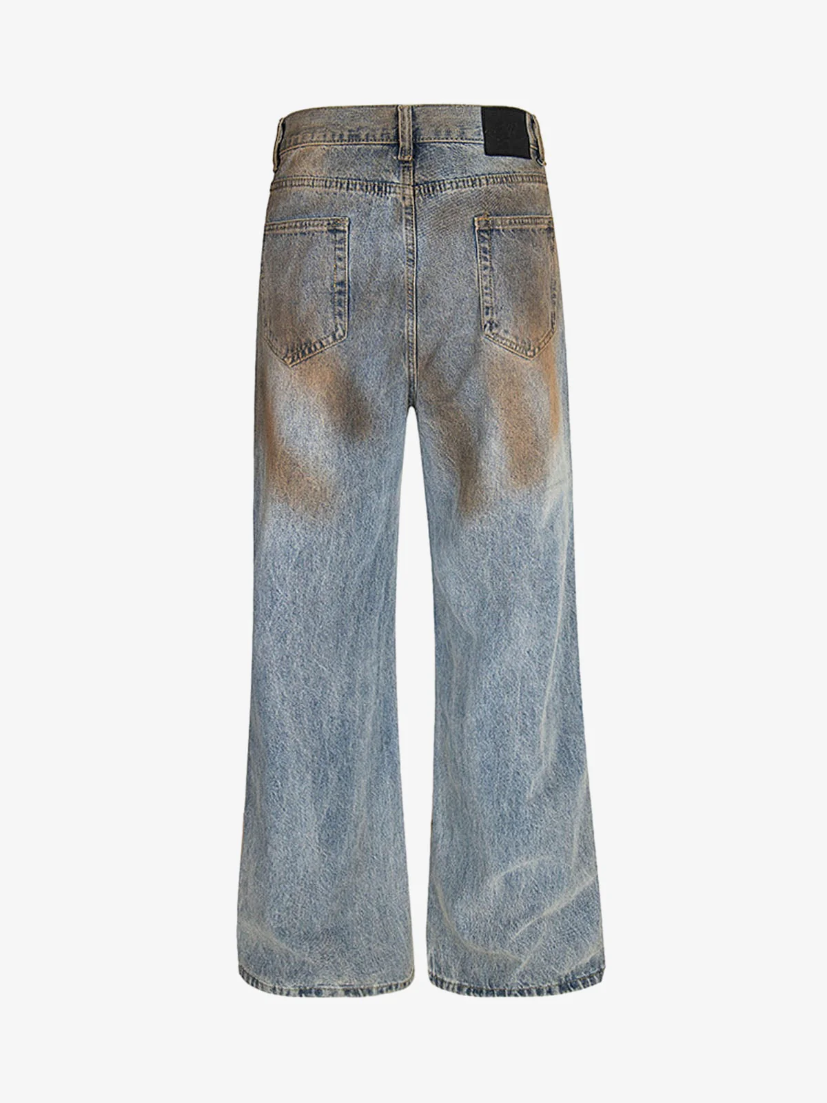 Retro Distressed Dirty Jeans - Image 2