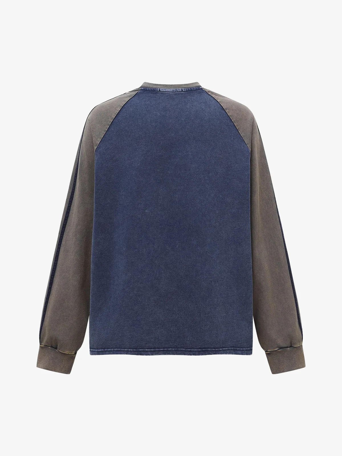 Retro Distressed Motorcycle Colorblock Sweatshirt - Image 2