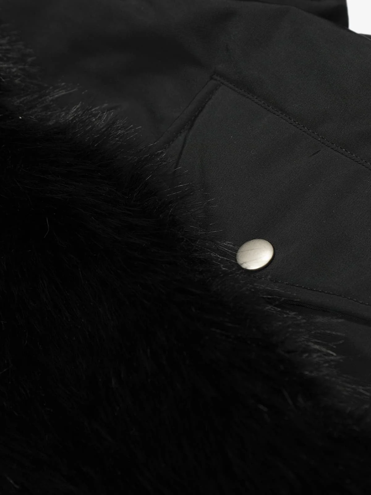 Retro Faux Fur Panel Quilted Zip-Up Bomber Jacket - Image 13
