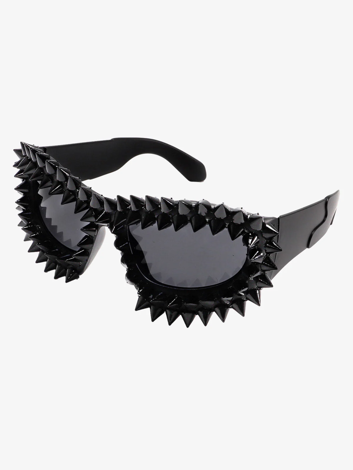 Retro High-Street Multicolor Spike Studded Sunglasses - Image 3