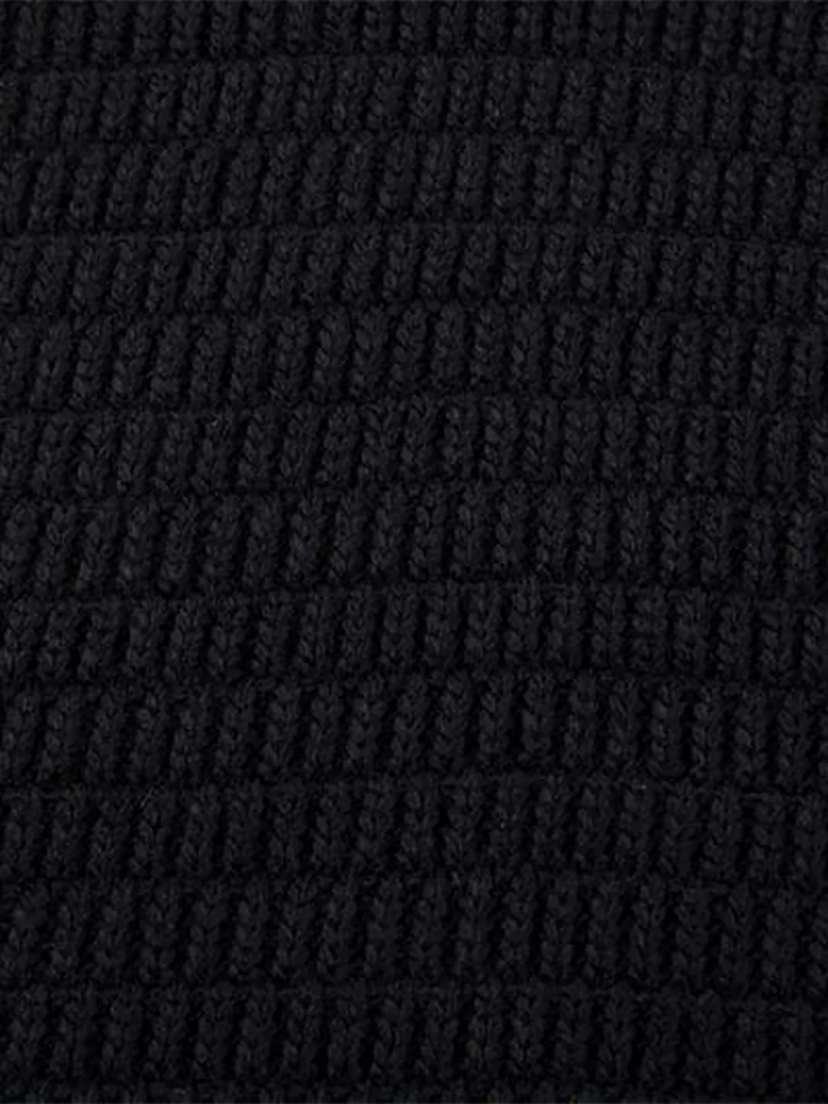Retro Knitted Lapel V-Neck Contrast Striped Sweater - Image 6
