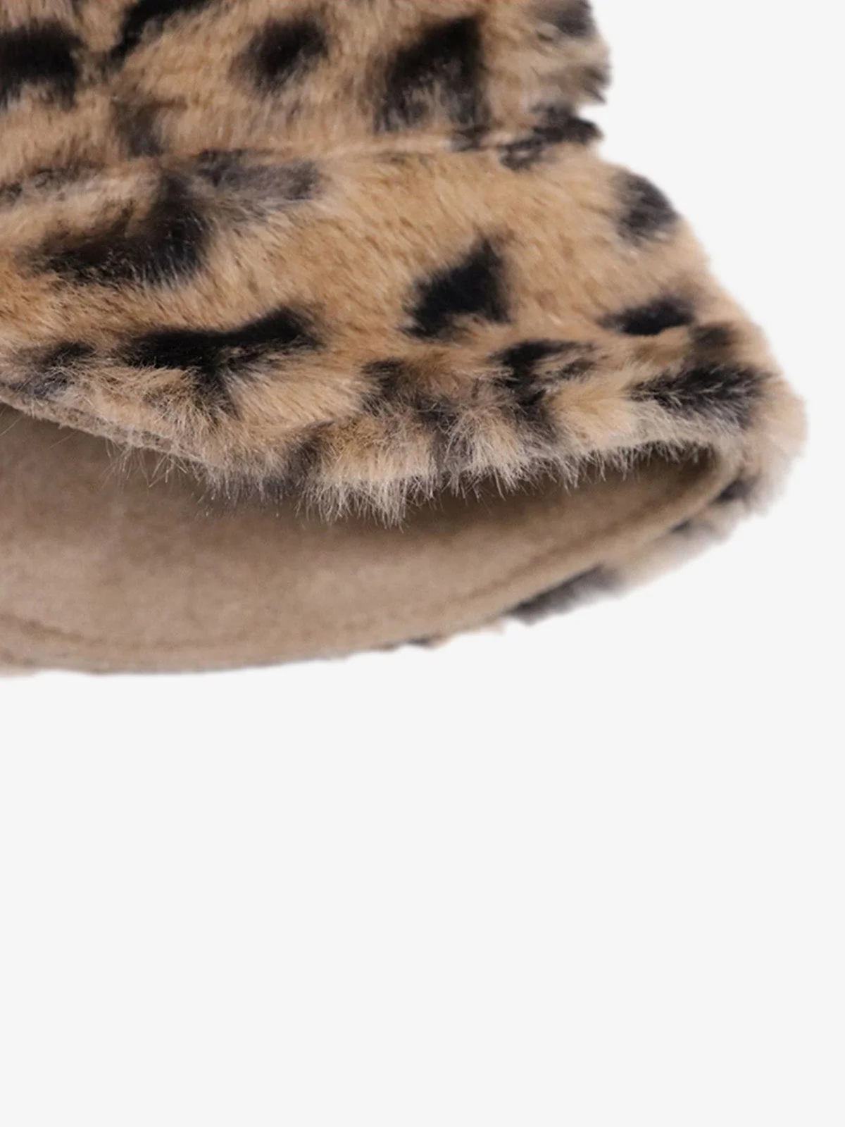 Retro Leopard Plush Earmuff Winter Hat - Image 13