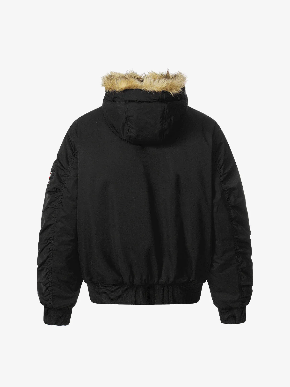 Retro Leopard Print Fur Collar Hooded Padded Jacket - Image 6