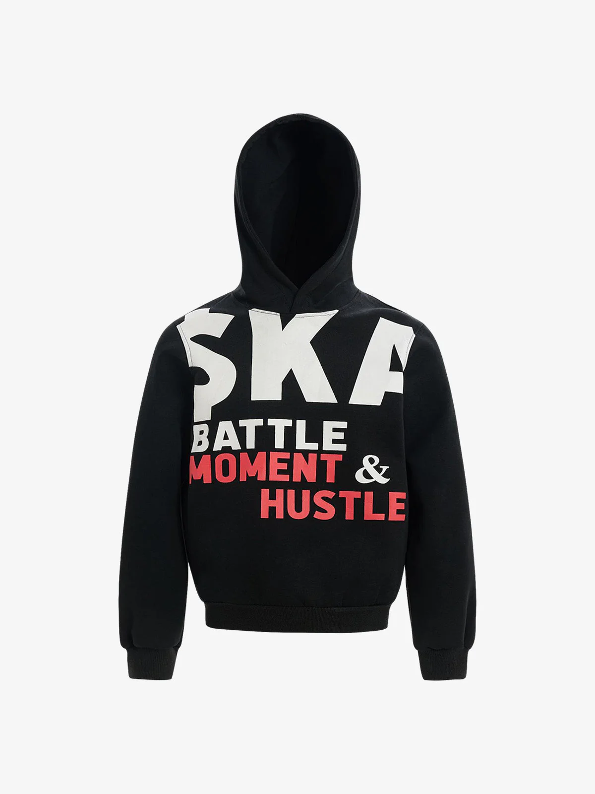 Retro Letter Print Thickened Hoodie - Image 2