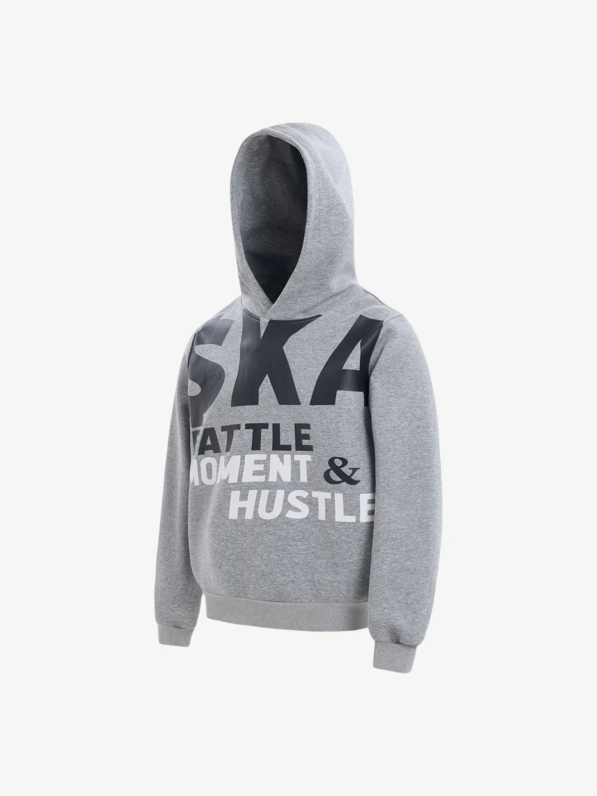Retro Letter Print Thickened Hoodie - Image 3