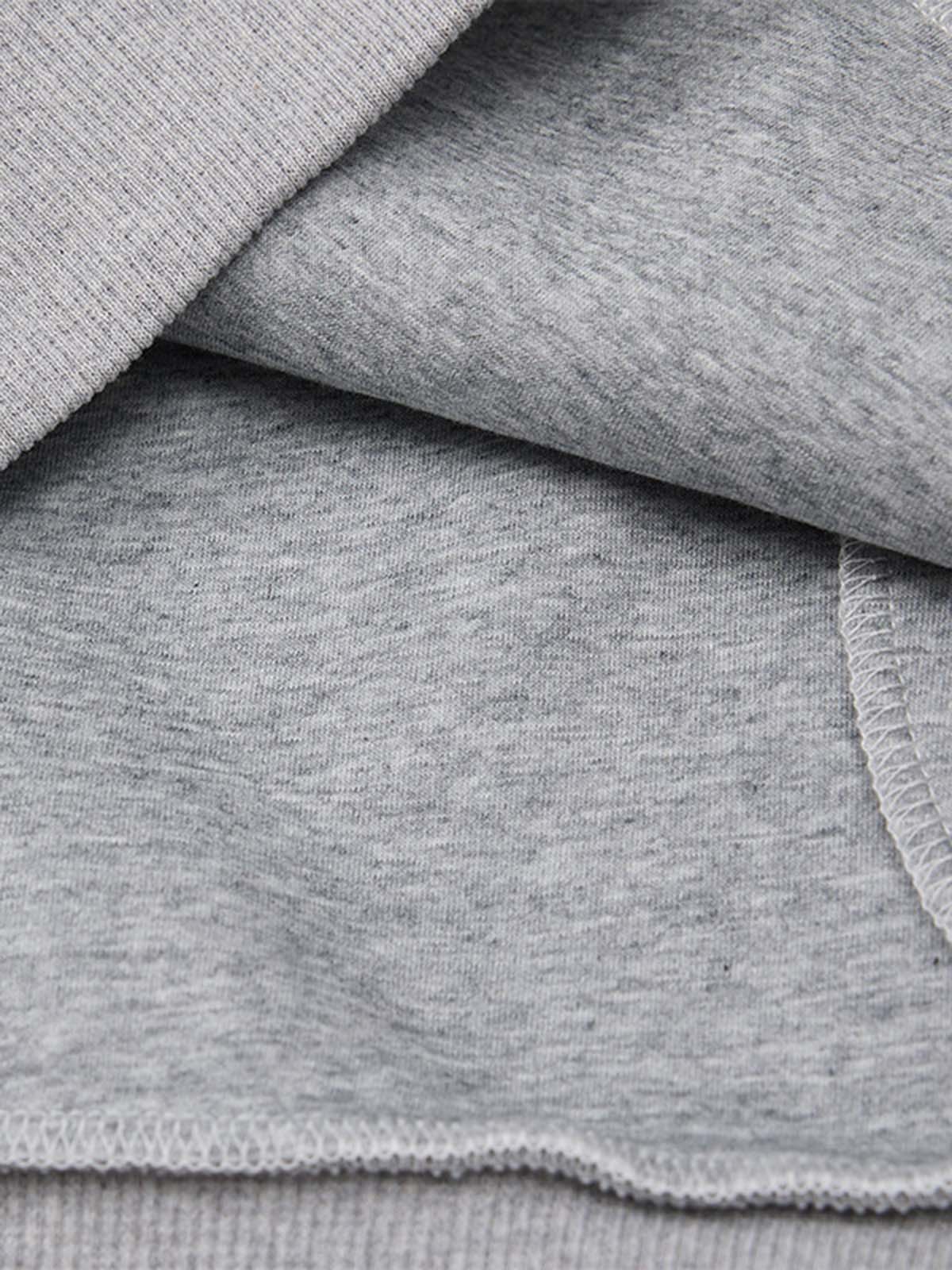 Retro Letter Print Thickened Hoodie - Image 5