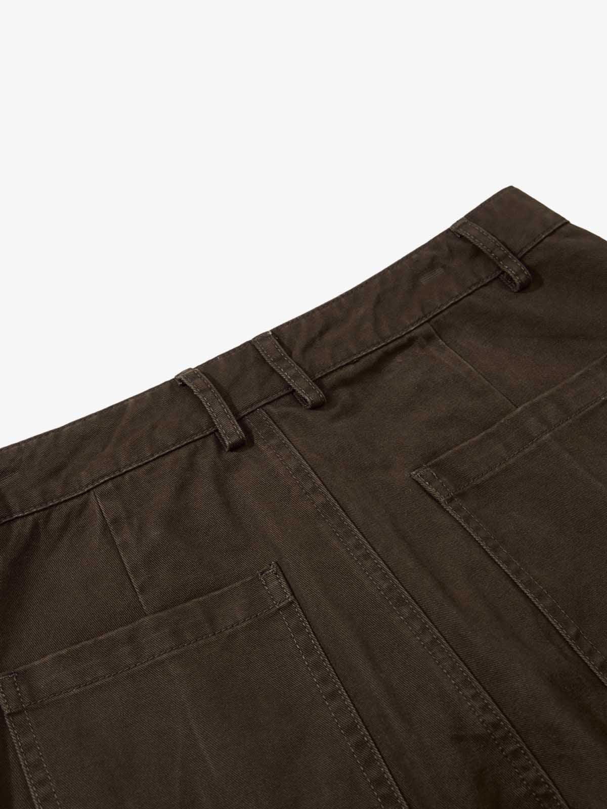Retro Patchwork Graphic Multi-Pocket Flared Cargo Pants - Image 8