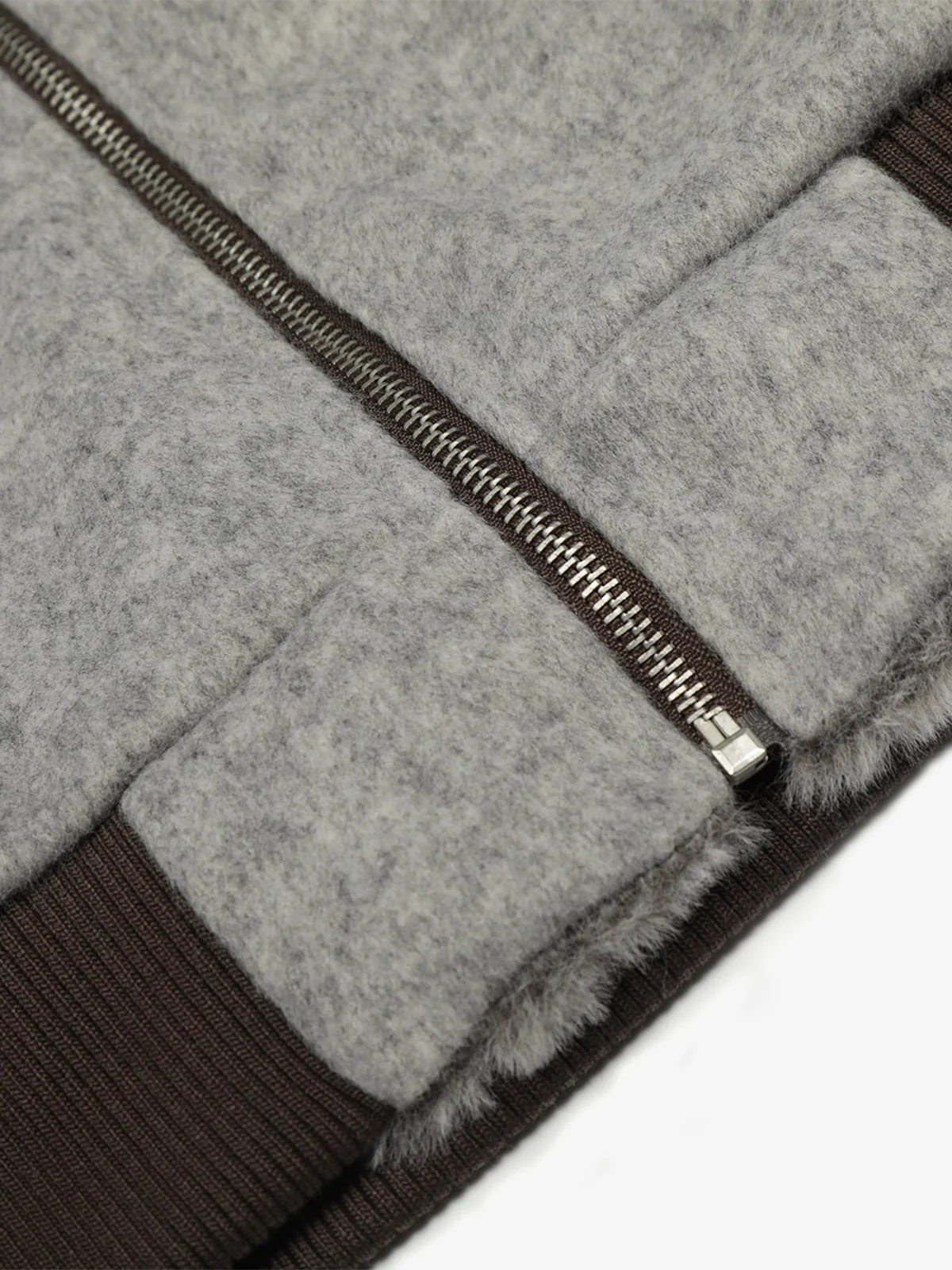 Retro Reversible Fleece Lined Zip-up Hooded Jacket - Image 13