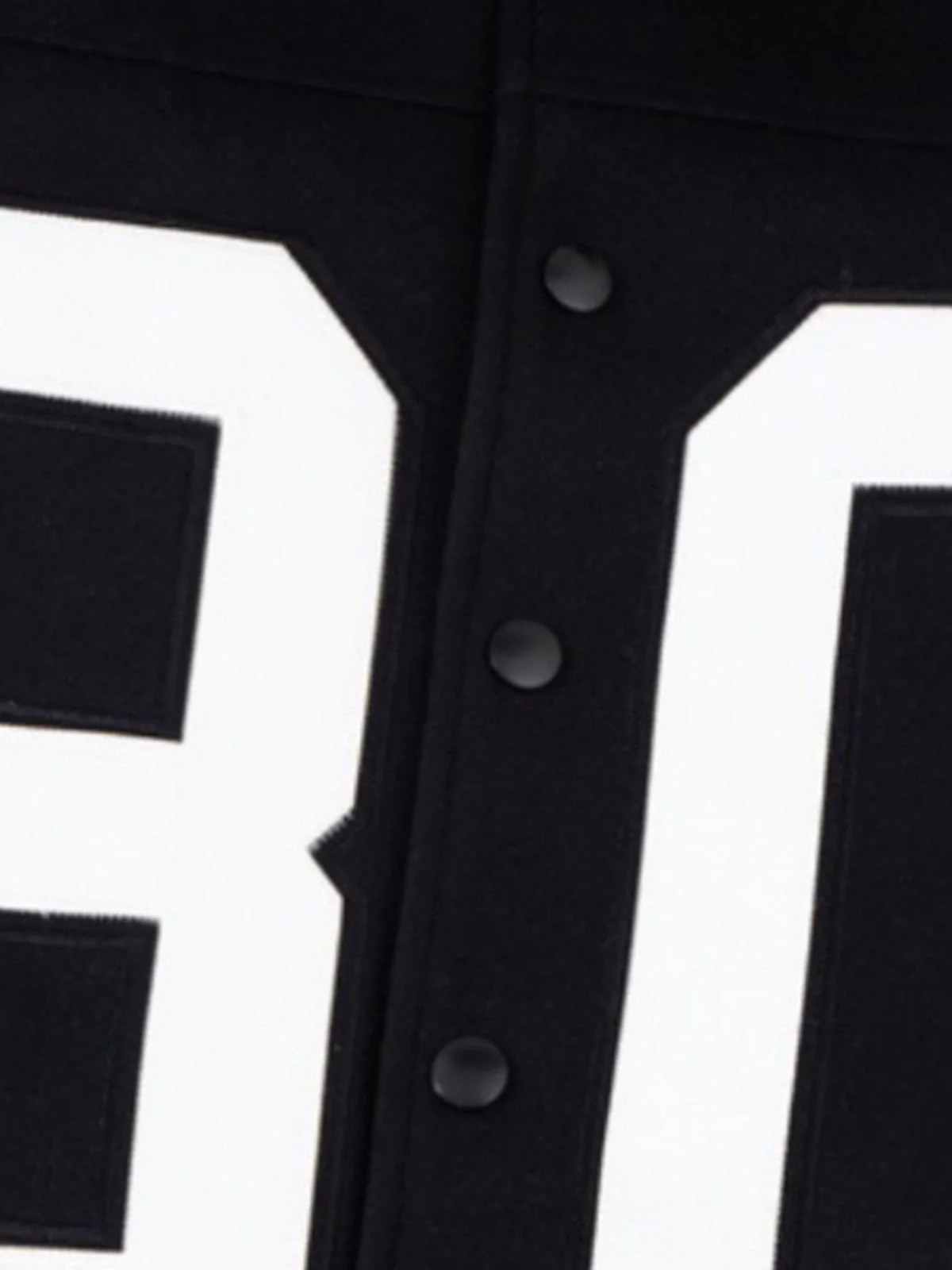 Retro Varsity Number Patch Jacket - Image 5