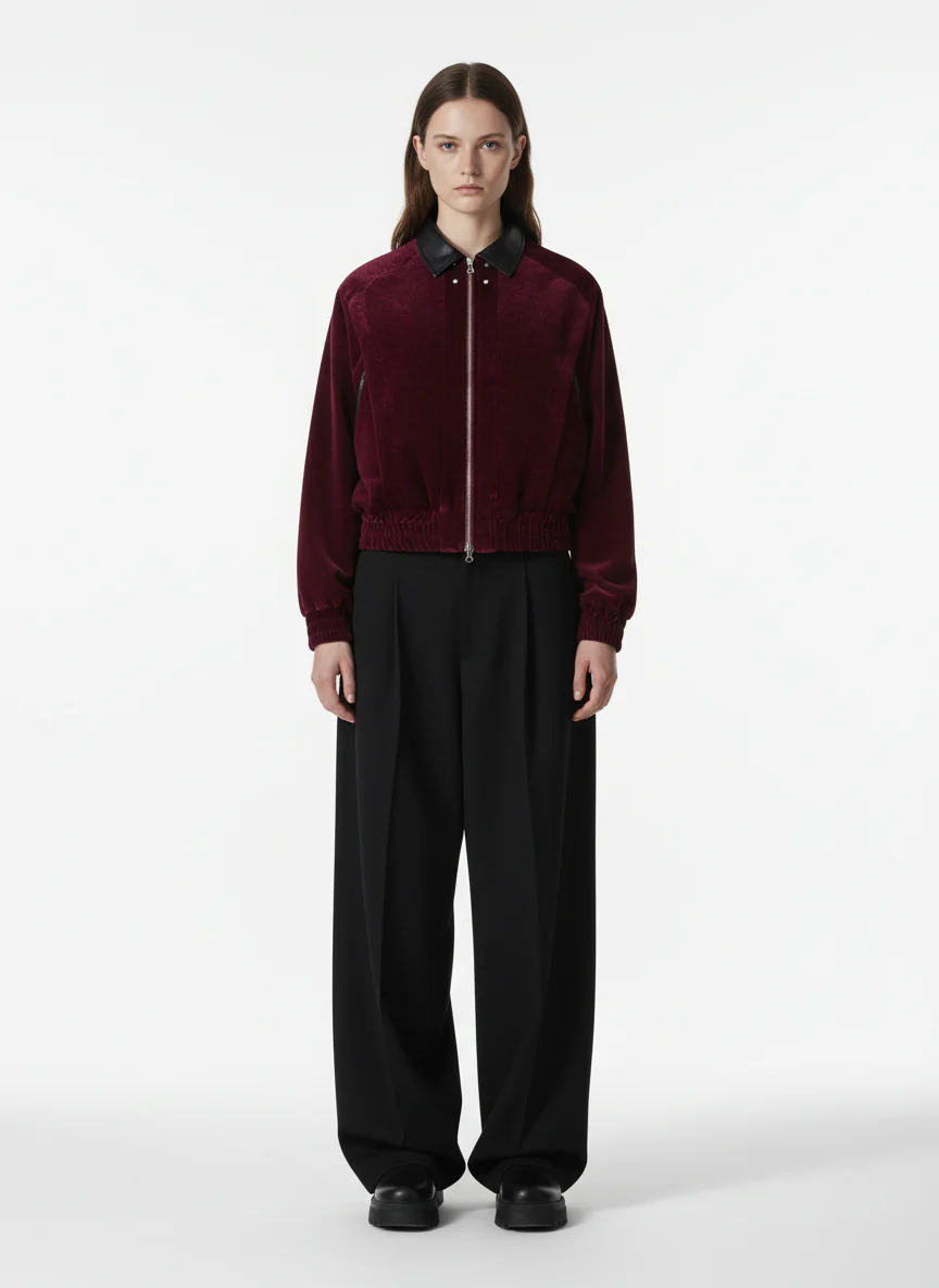 Retro Velvet Luxury Lapel Jacket - Image 3
