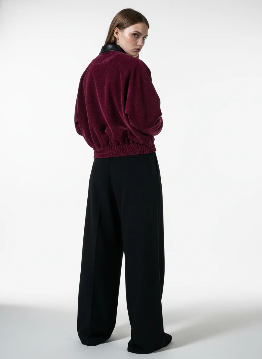 Retro Velvet Luxury Lapel Jacket - Image 4