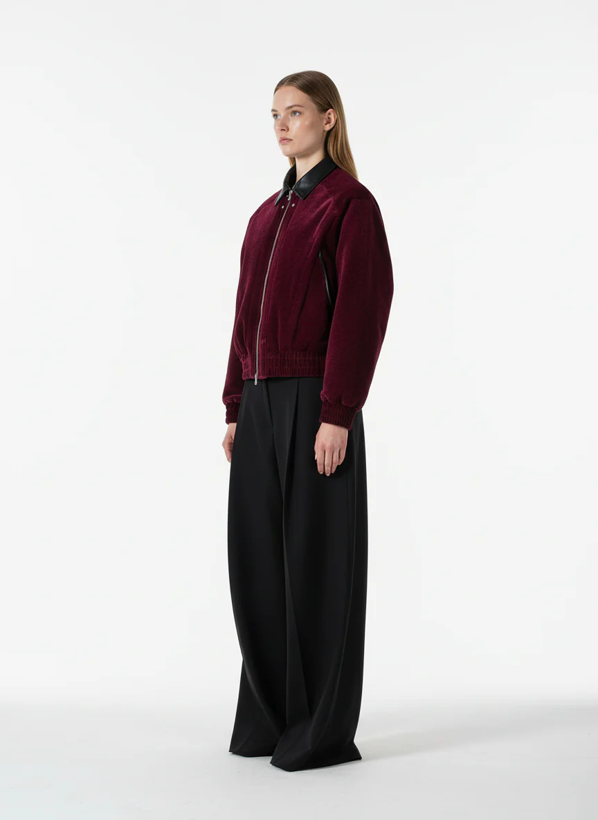 Retro Velvet Luxury Lapel Jacket - Image 5