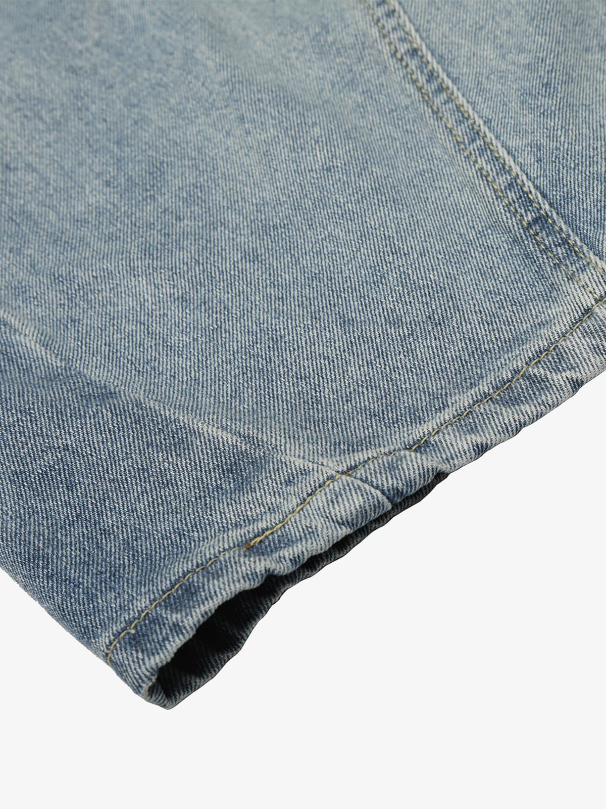 Retro Washed Side Striped Barrel Denim Jeans - Image 4
