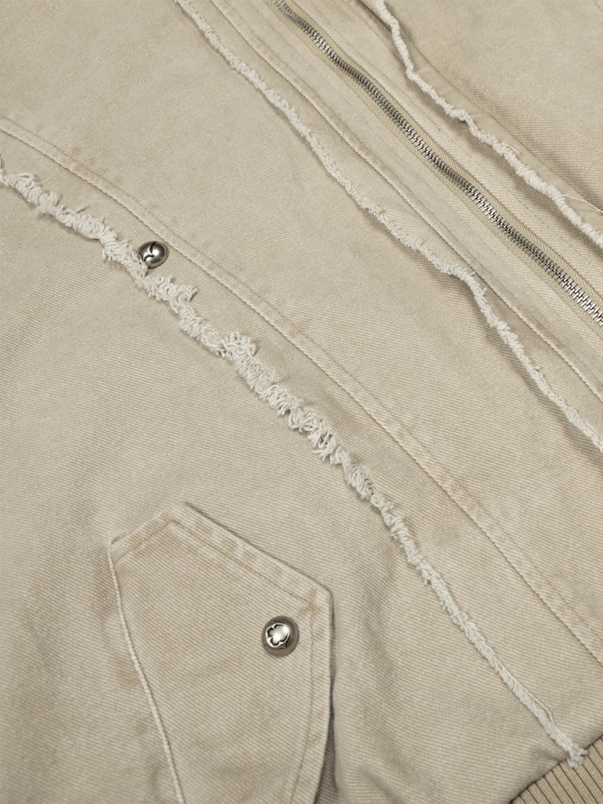 Retro Washed Fleece-lined Hooded Work Jacket - Image 14