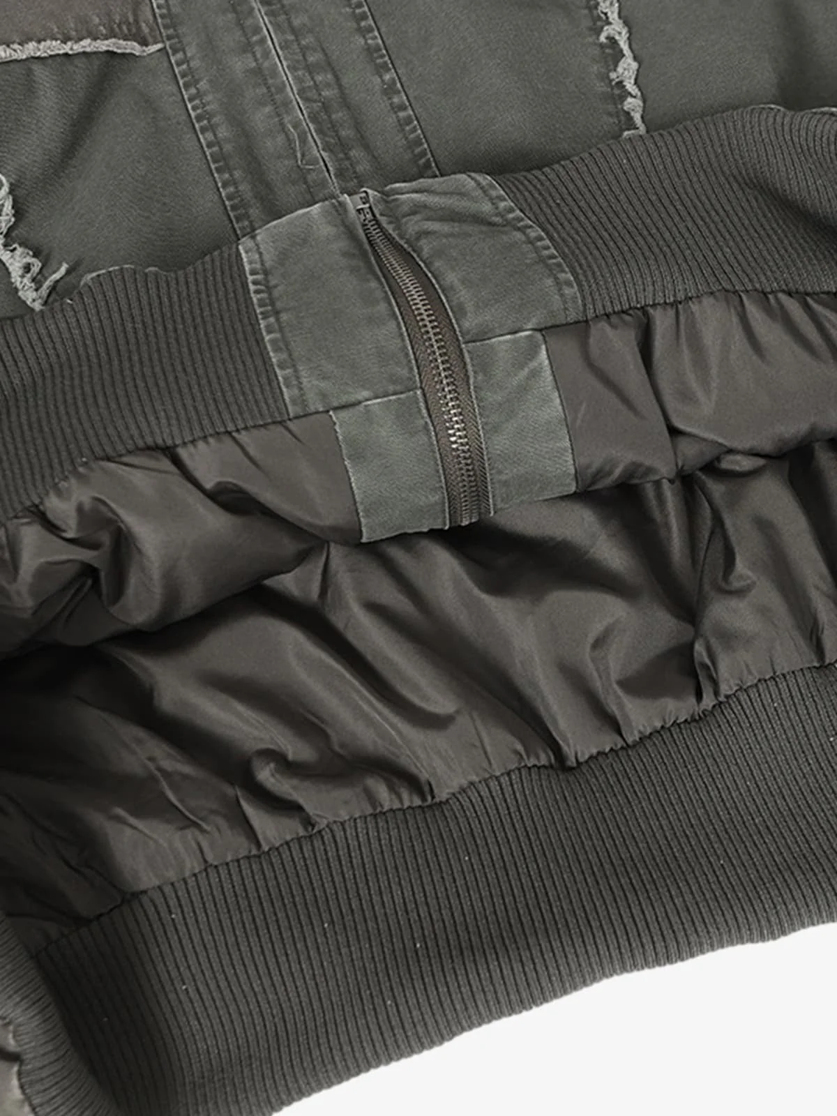 Retro Workwear Patchwork Hooded Utility Jacket - Image 14