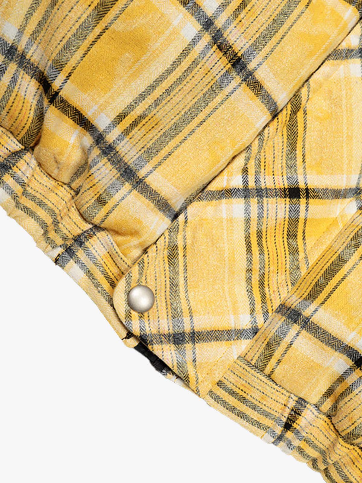 Reversible Plaid and Solid Insulated Jacket - Image 11