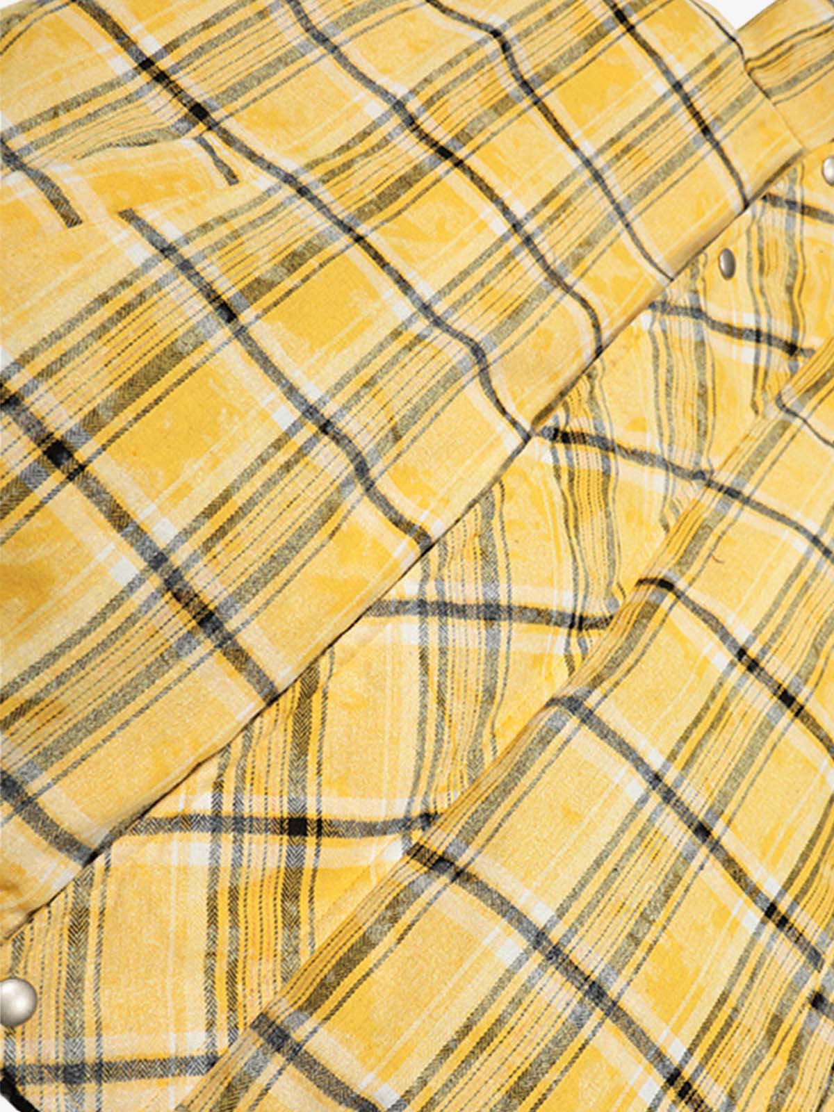 Reversible Plaid and Solid Insulated Jacket - Image 13