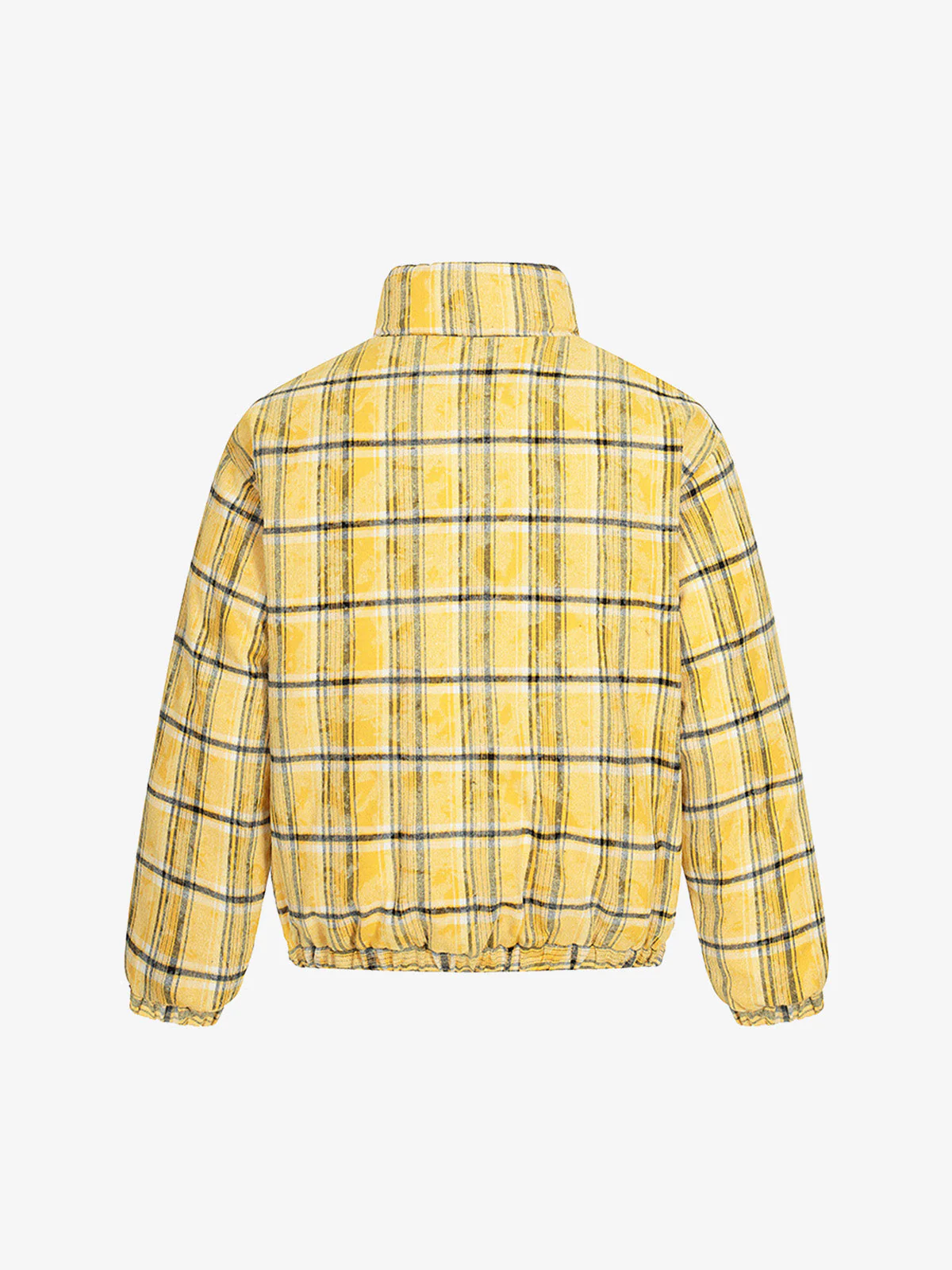 Reversible Plaid and Solid Insulated Jacket - Image 6