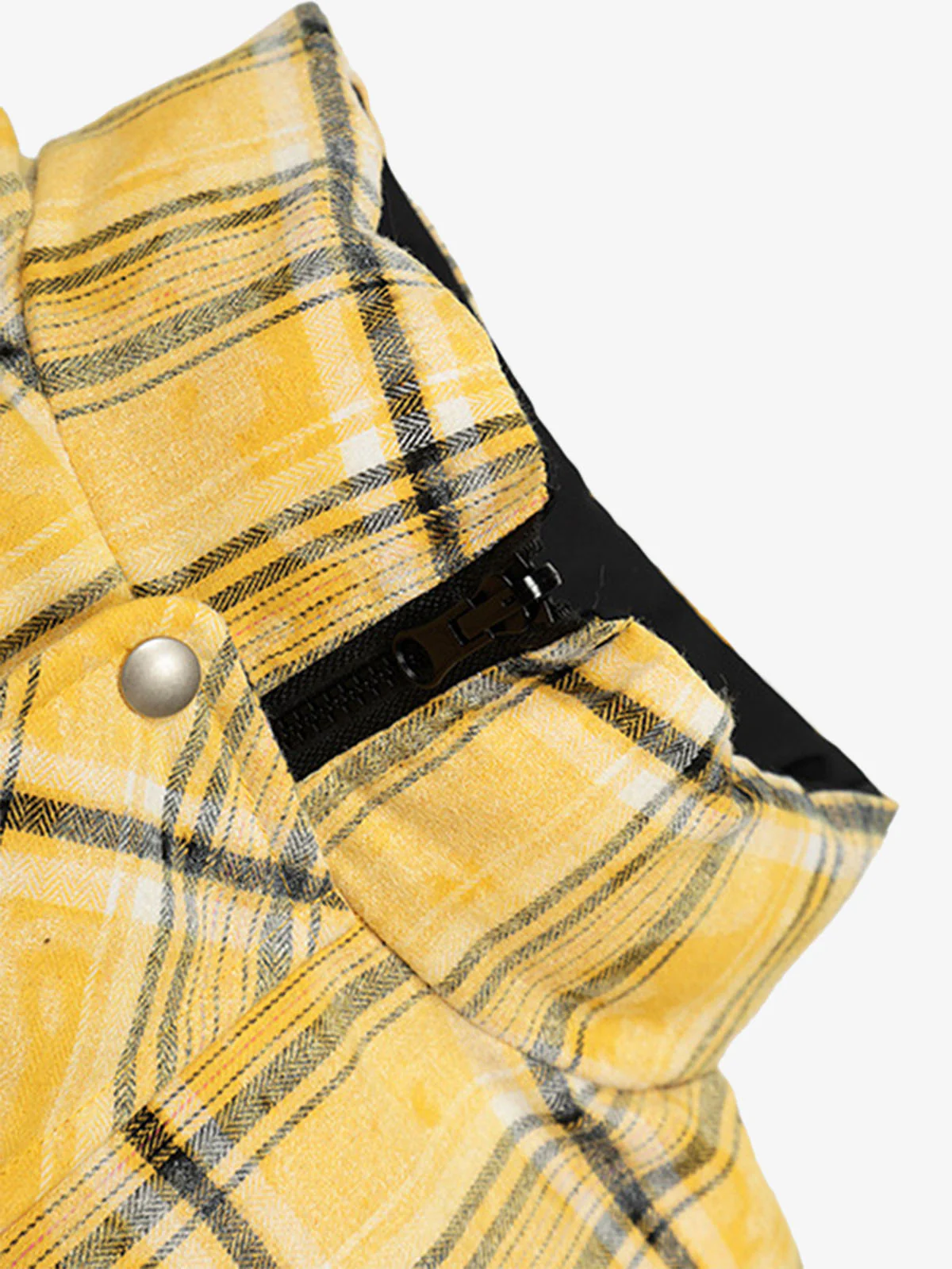 Reversible Plaid and Solid Insulated Jacket - Image 9