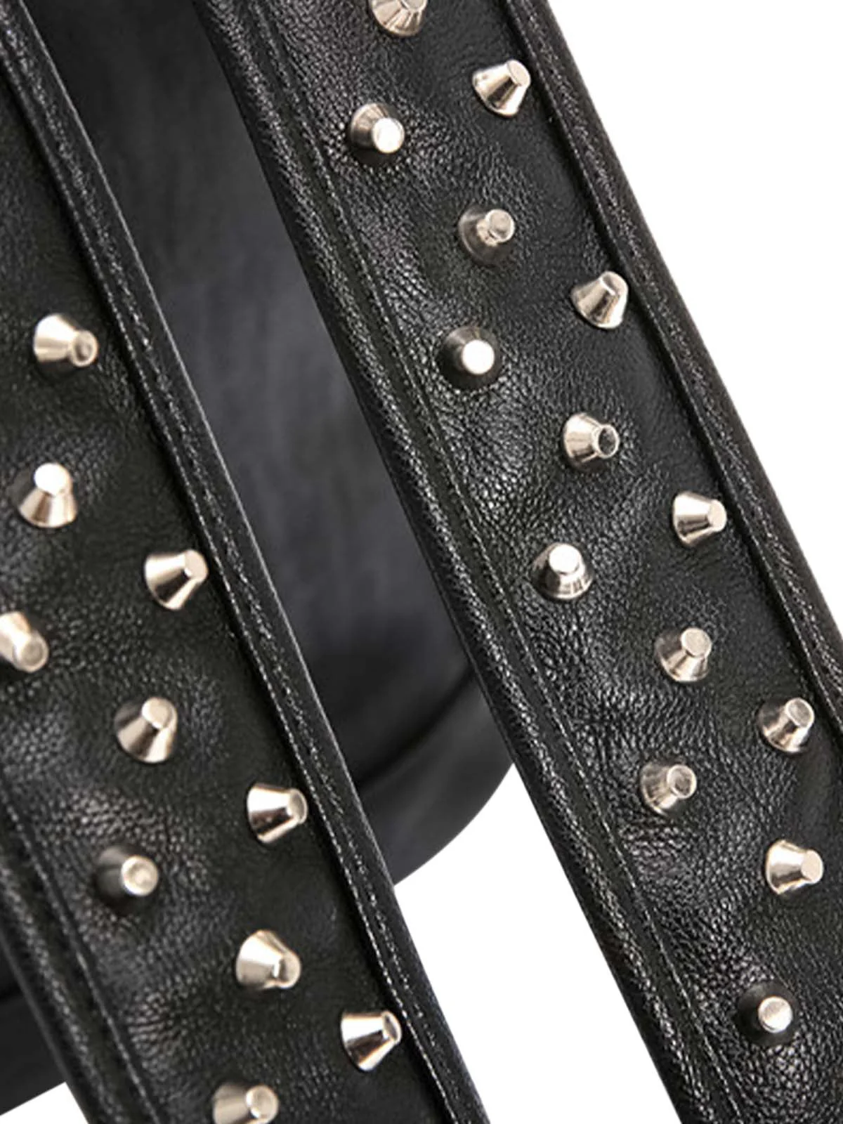 Rivet Crocodile-Print Backpack - 2464 - Image 5