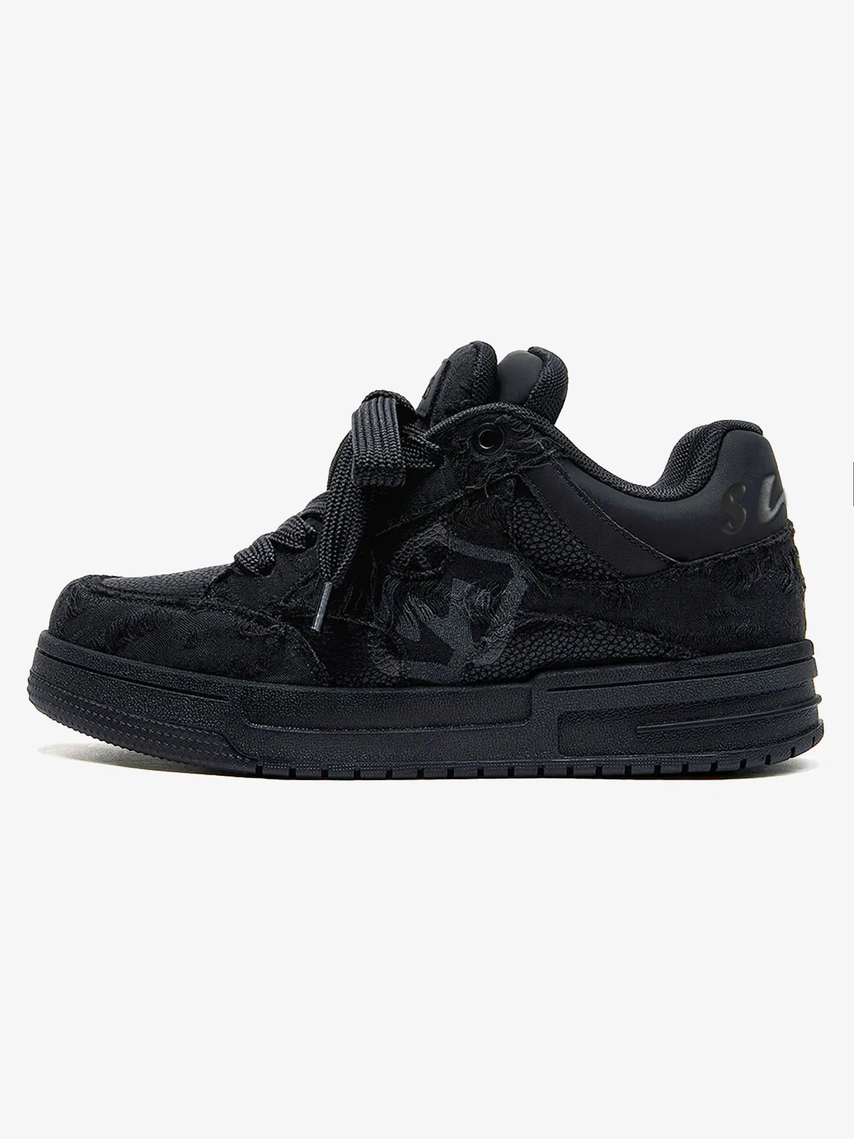 Rubber Sole Black Knight Destruction Skate Shoes - Image 2