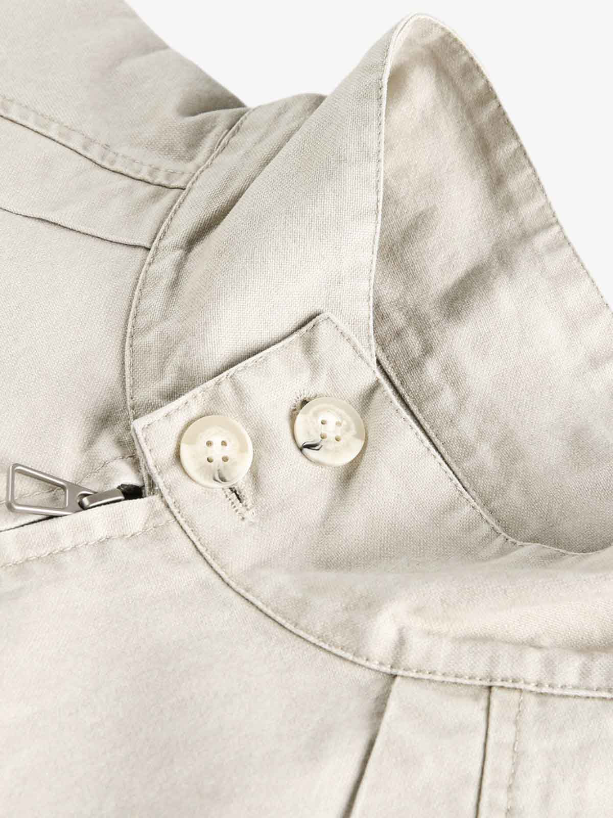 Ruched Sleeve Stand Collar Zip Jacket - Image 7