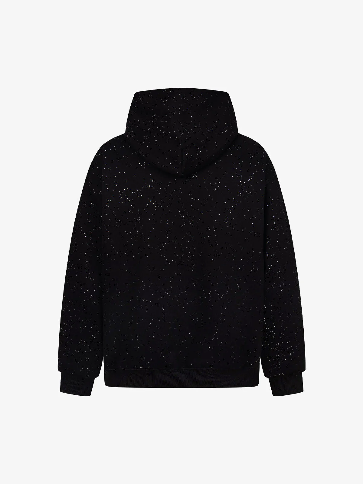 Simple Letter Print Sparking Loose Hoodie - Image 2