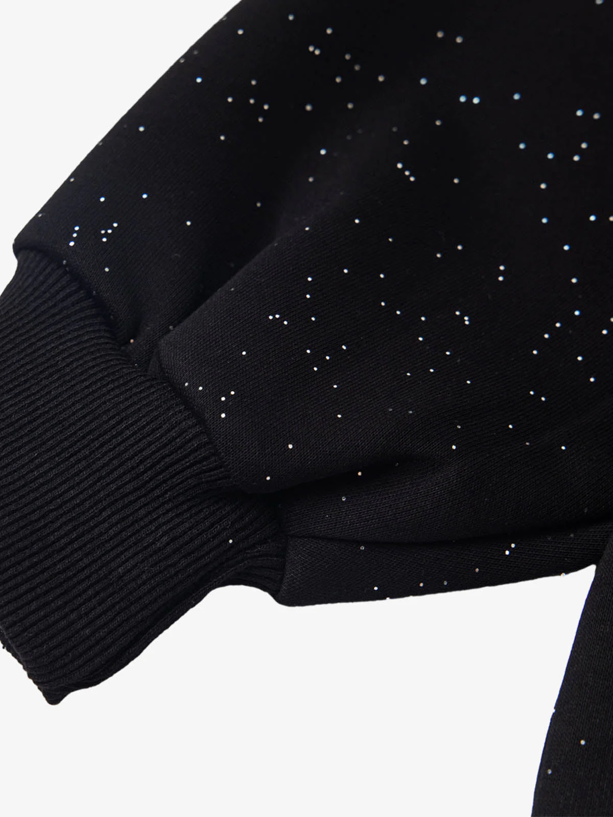 Simple Letter Print Sparking Loose Hoodie - Image 7