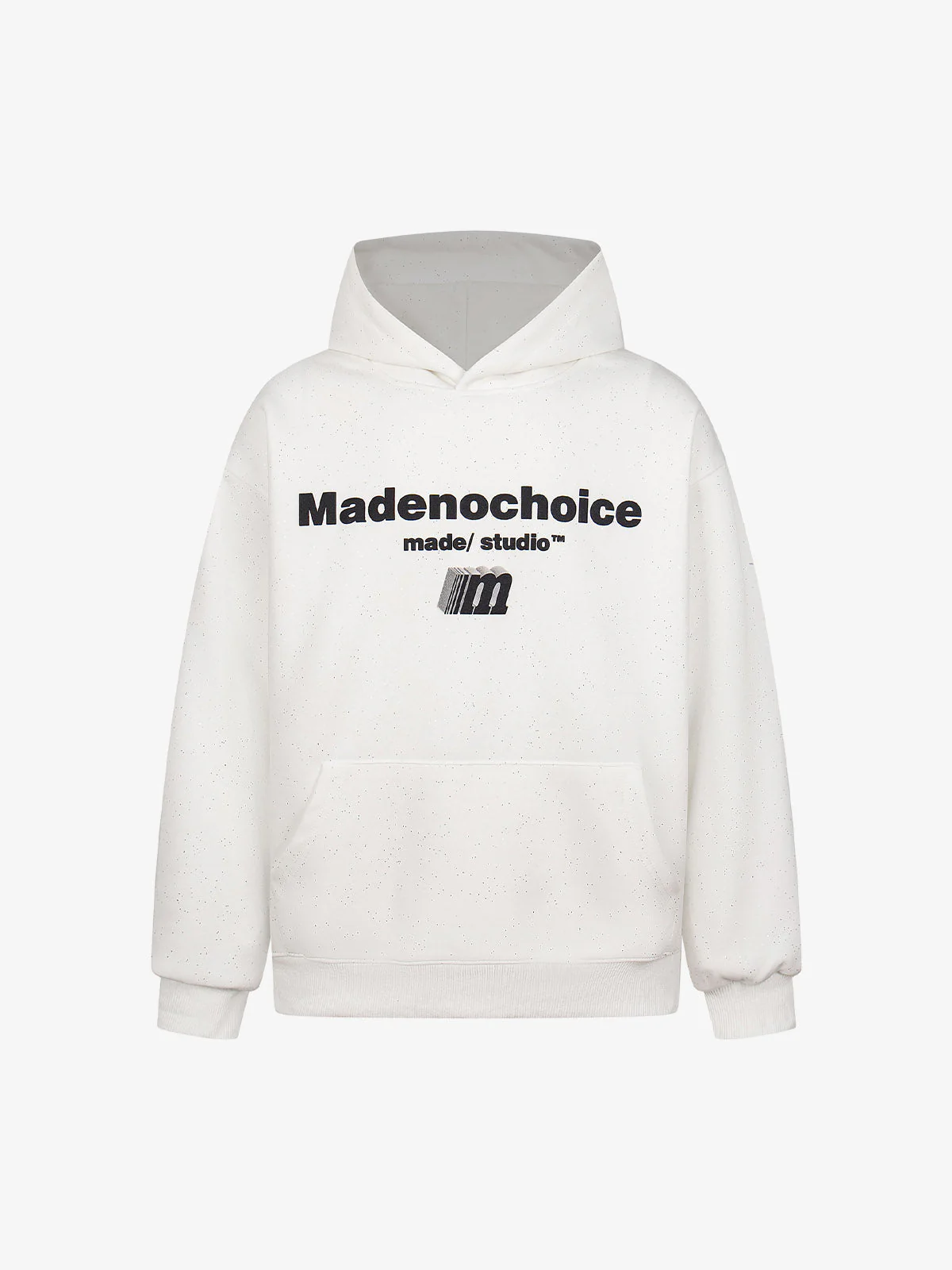 Simple Letter Print Sparking Loose Hoodie - Image 9