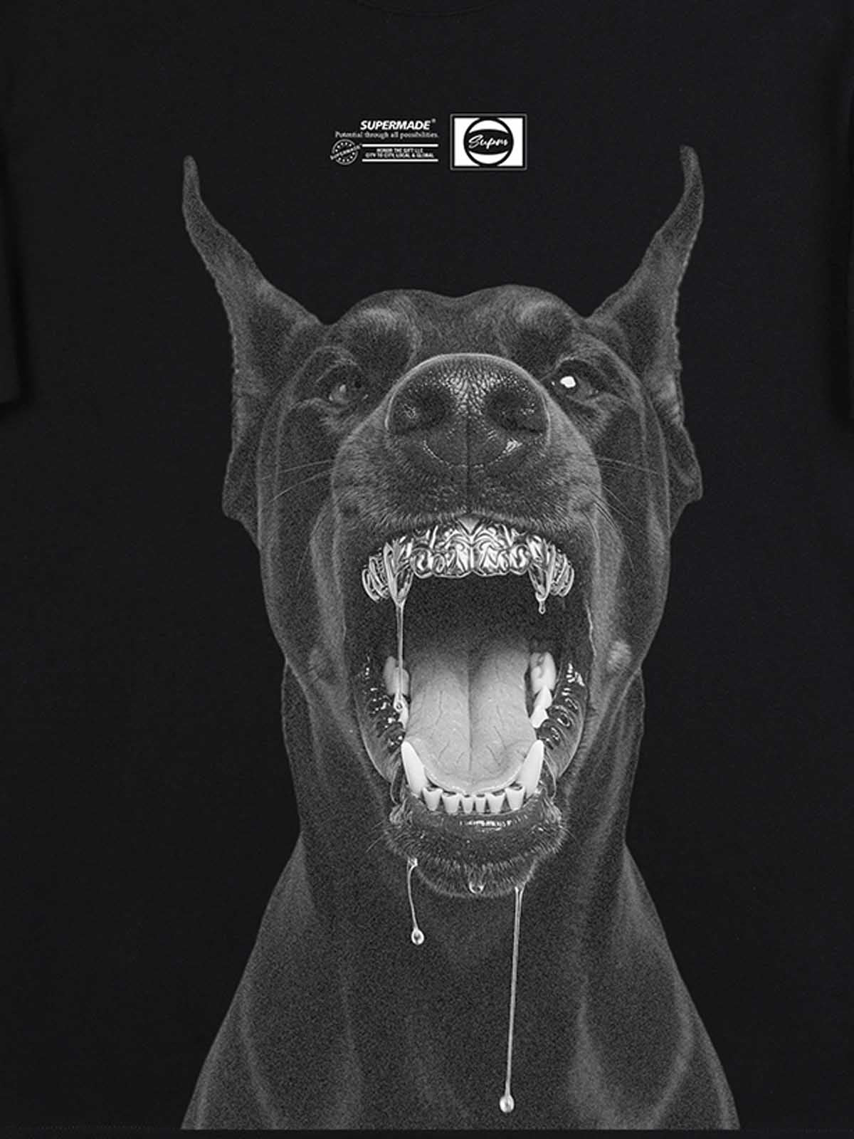 Snarling Doberman Graphic T-Shirt - Image 5