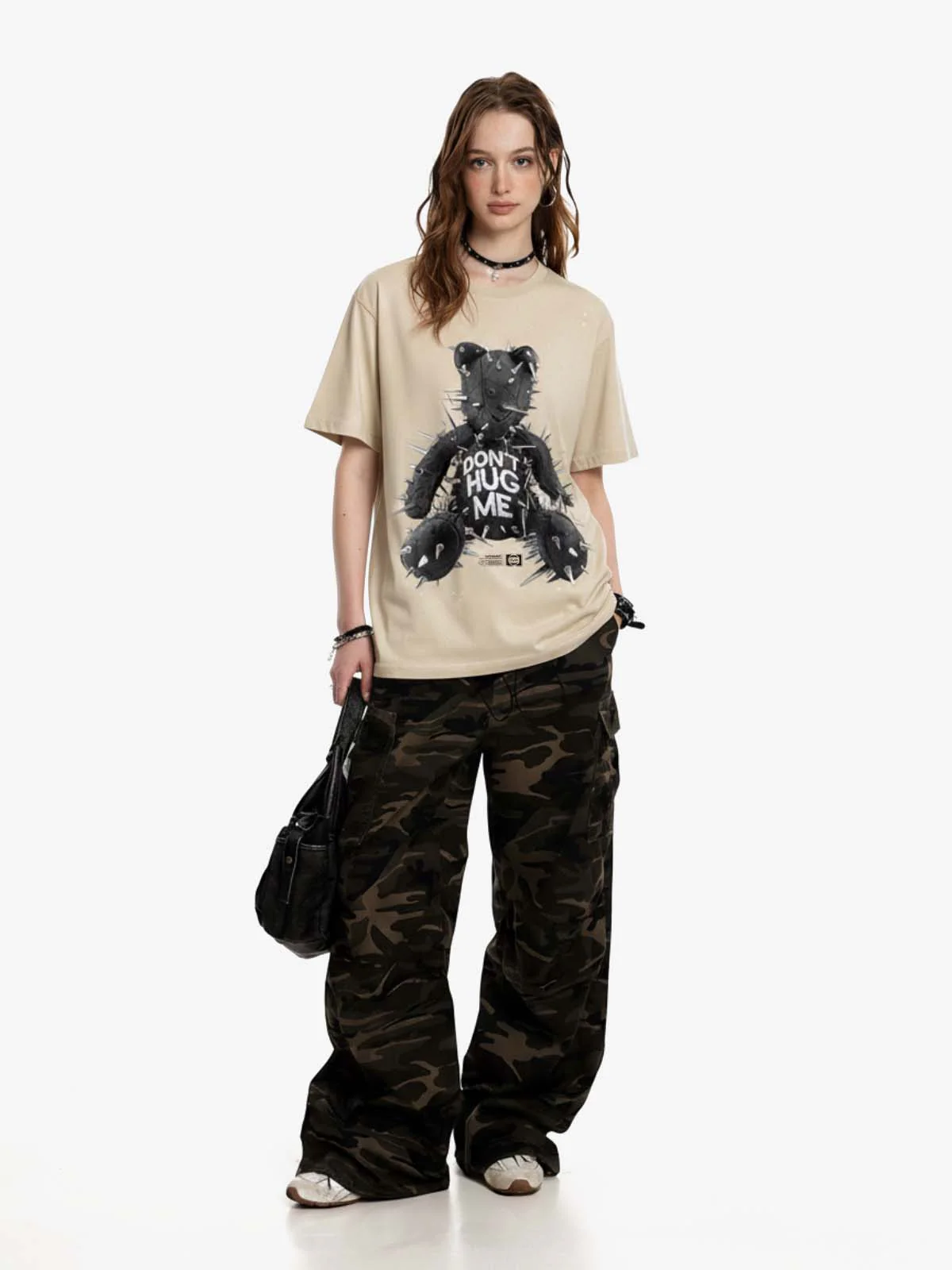 Spiked Bear Graphic T-Shirt - Image 4