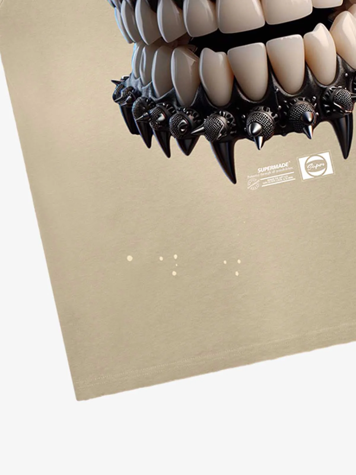 Spiked Teeth Graphic T-Shirt - Image 7