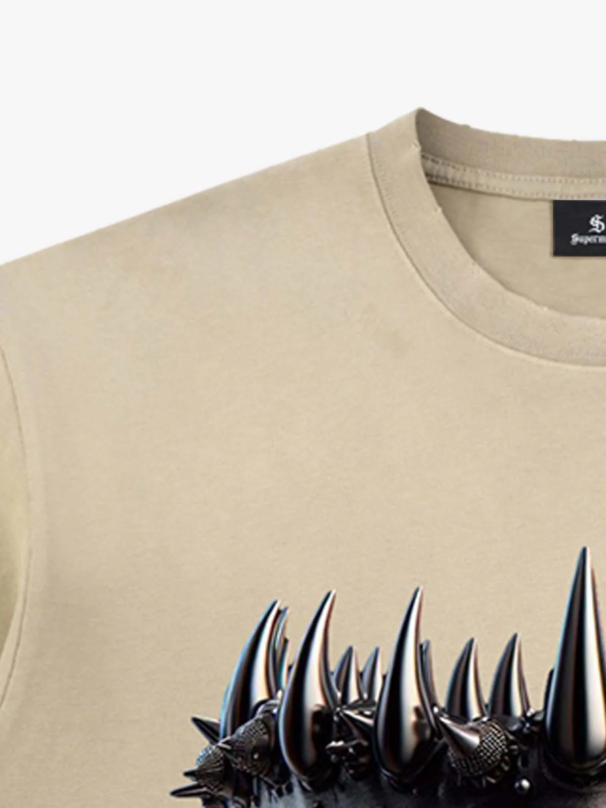 Spiked Teeth Graphic T-Shirt - Image 8