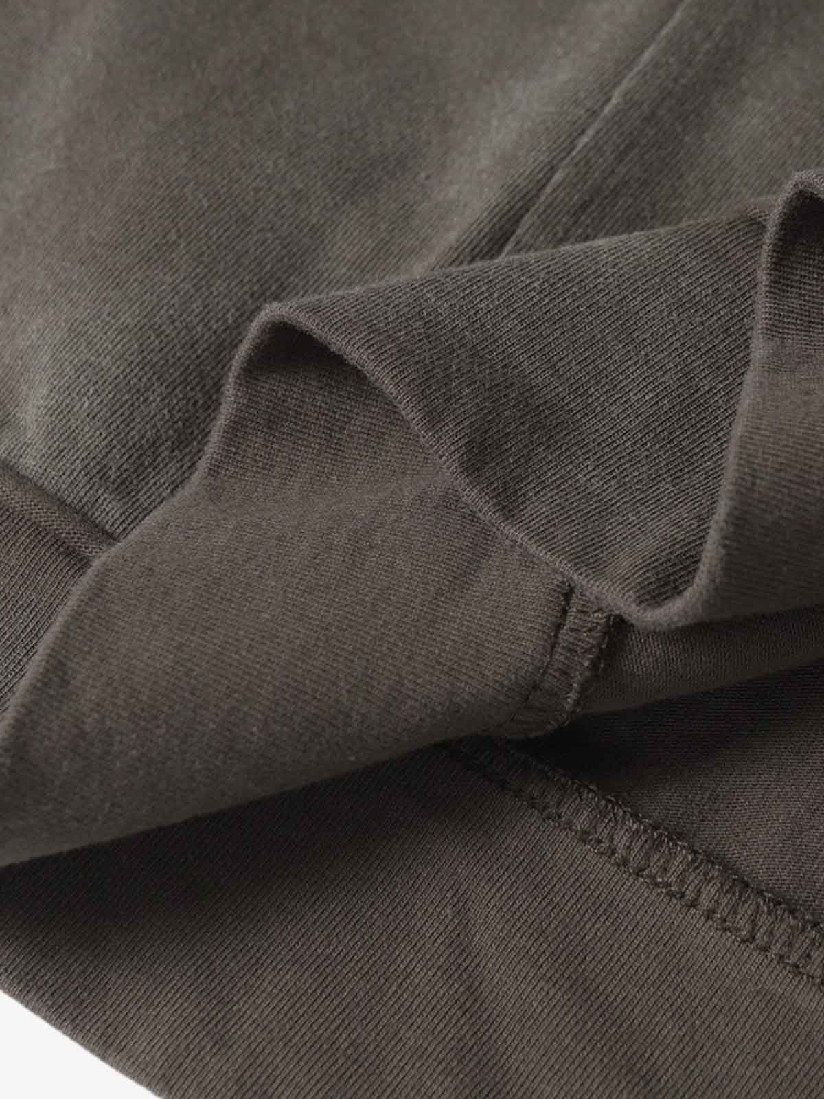 Spray Washed Raw Edge Raglan Knit T-Shirt - Image 10