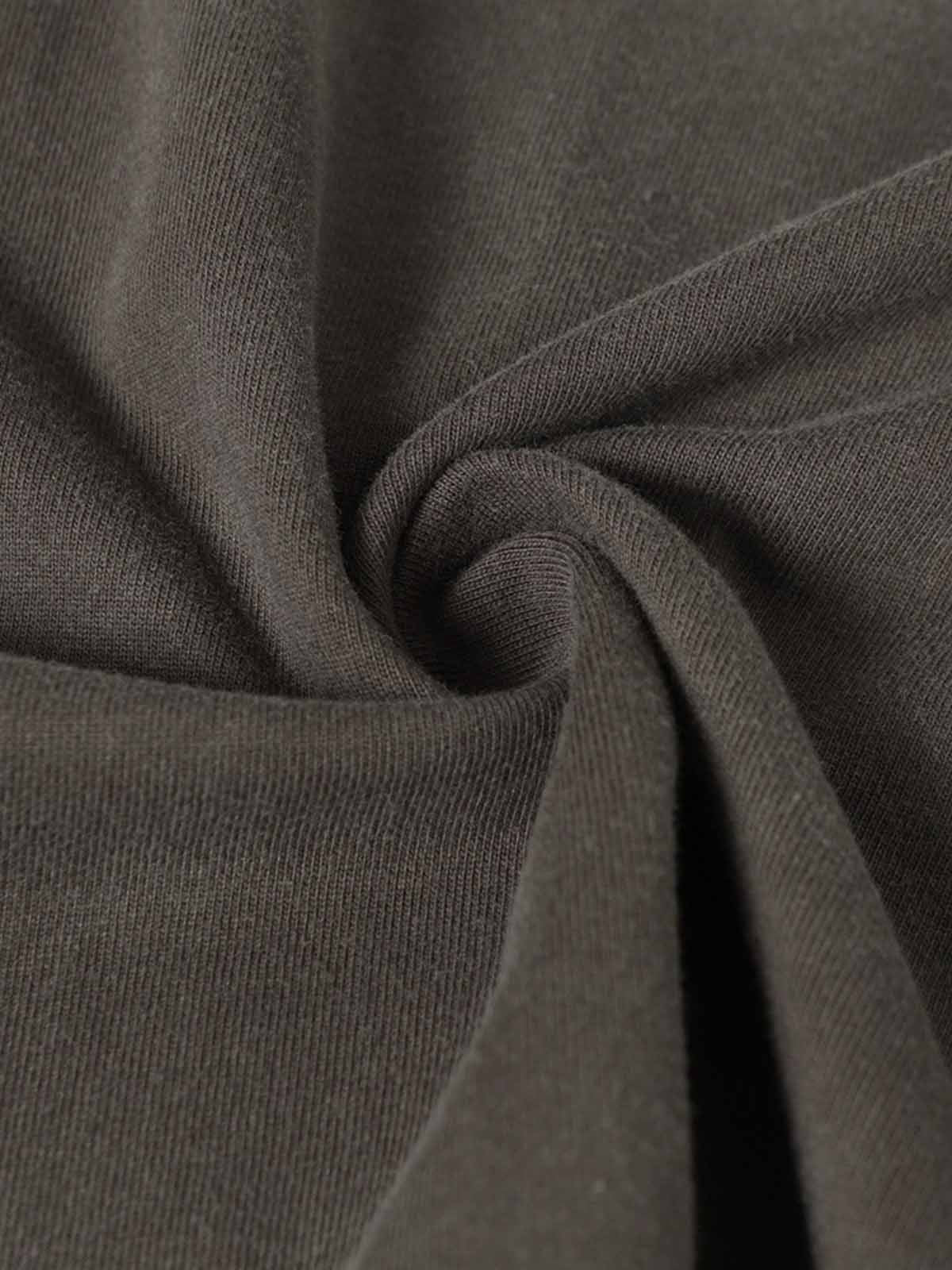 Spray Washed Raw Edge Raglan Knit T-Shirt - Image 13