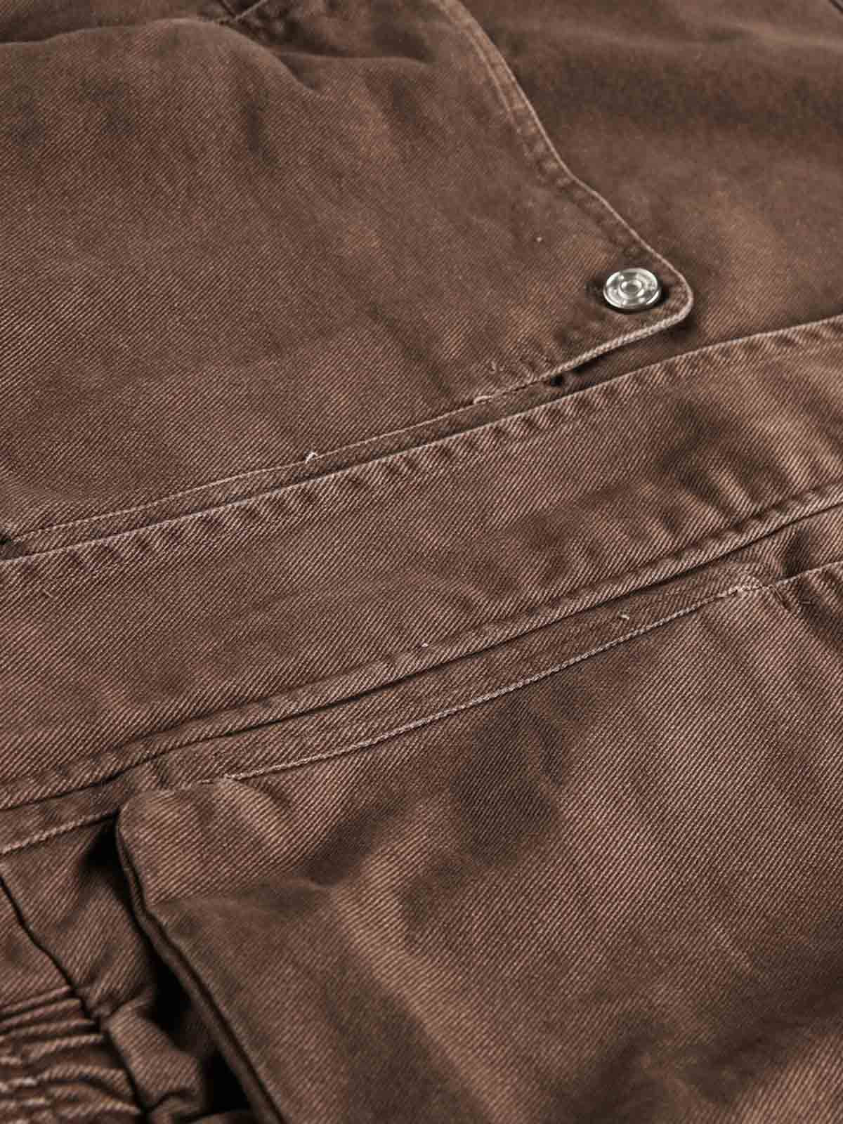 Stand Collar Elastic Hem Pocket Jacket - Image 8