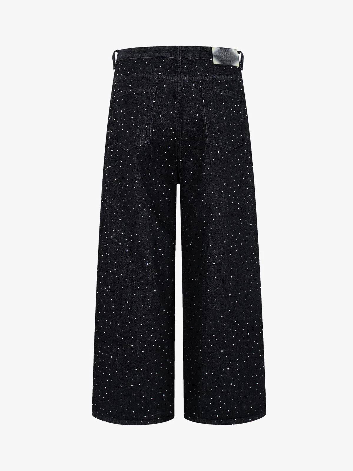Star Rhinestone Embellished Baggy Jeans - Image 8