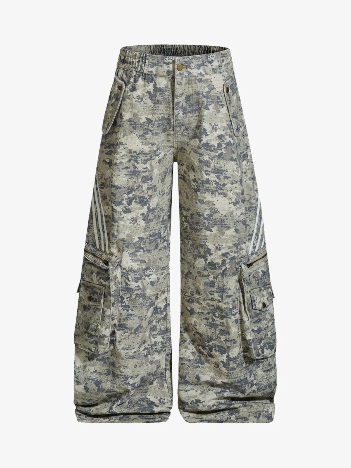 Street Camo Multi-Pocket Workwear Scimitar Pants - 2516 - Image 4