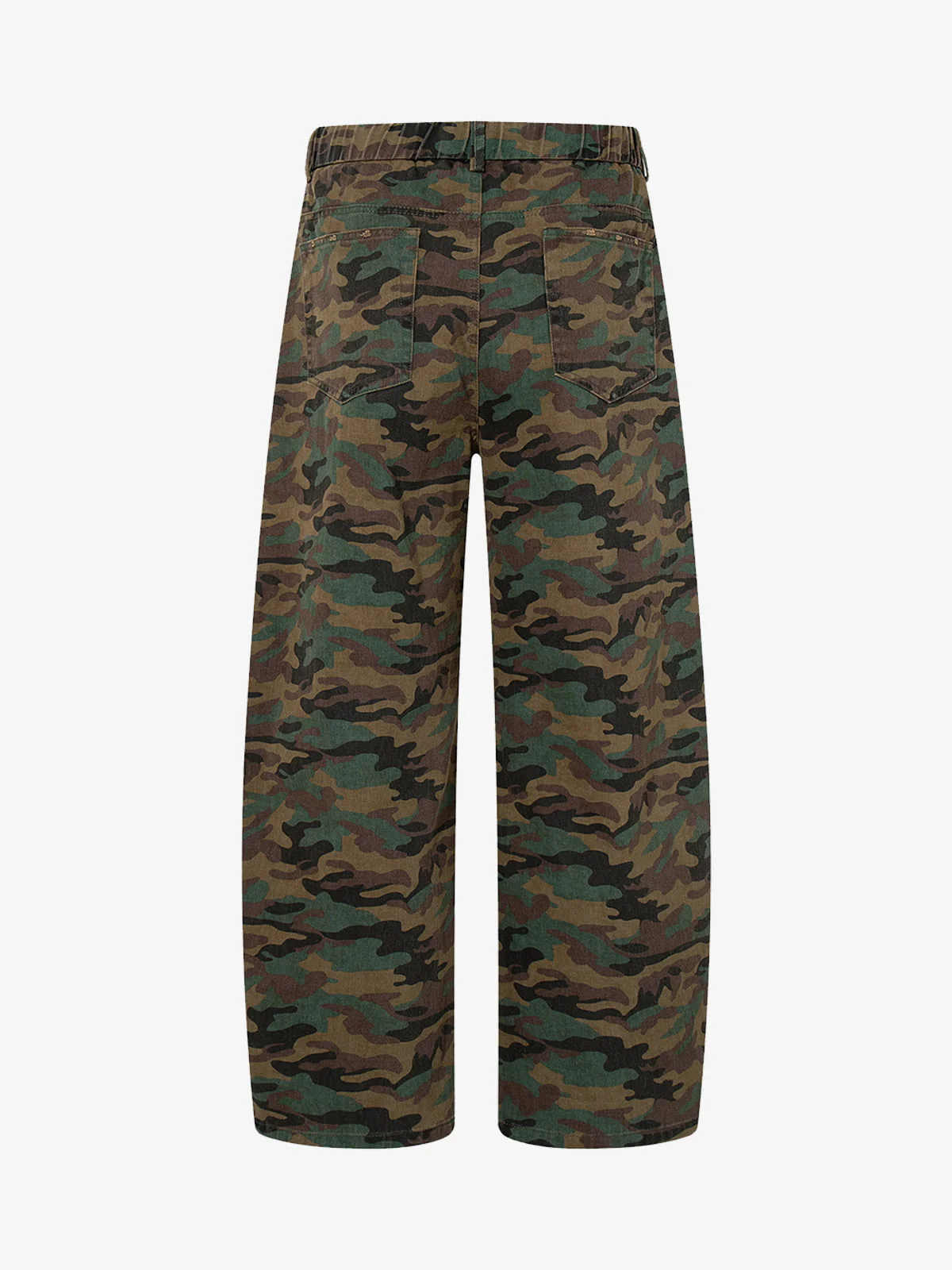 Street Camouflage Side-Striped Jeans - Image 5