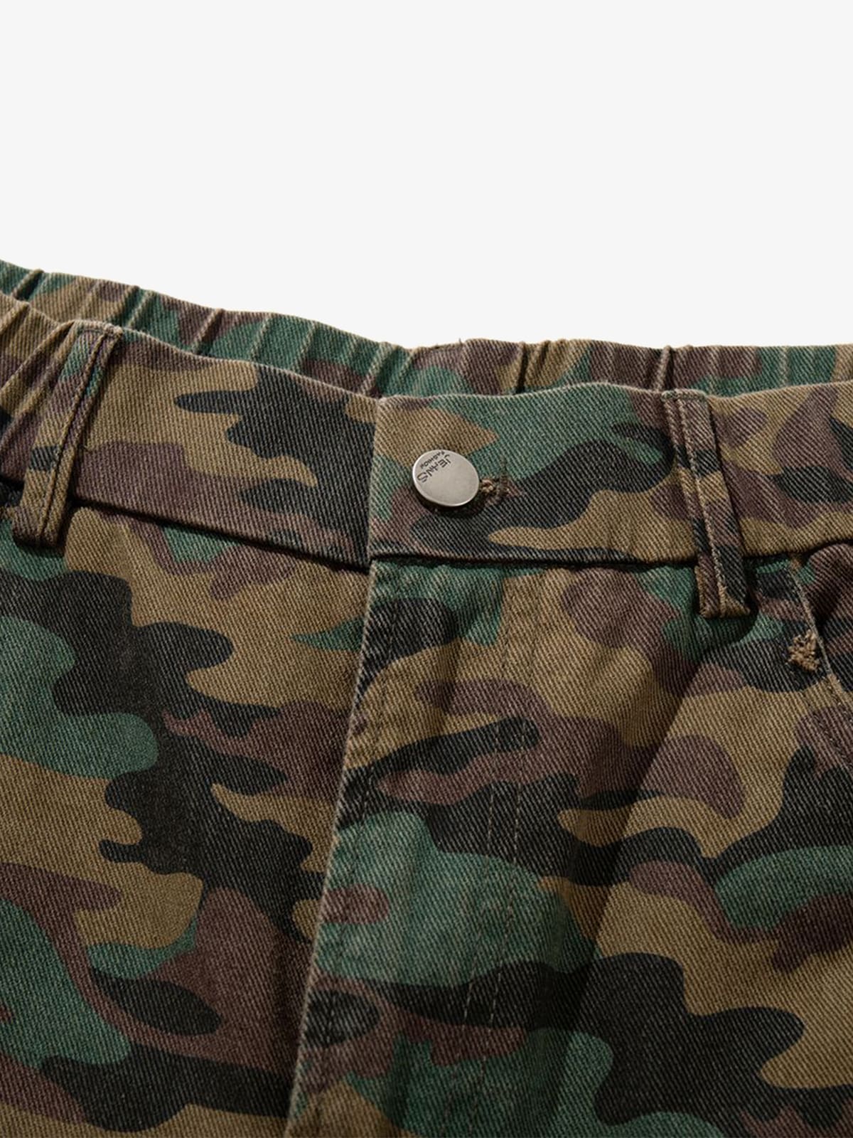 Street Camouflage Side-Striped Jeans - Image 7