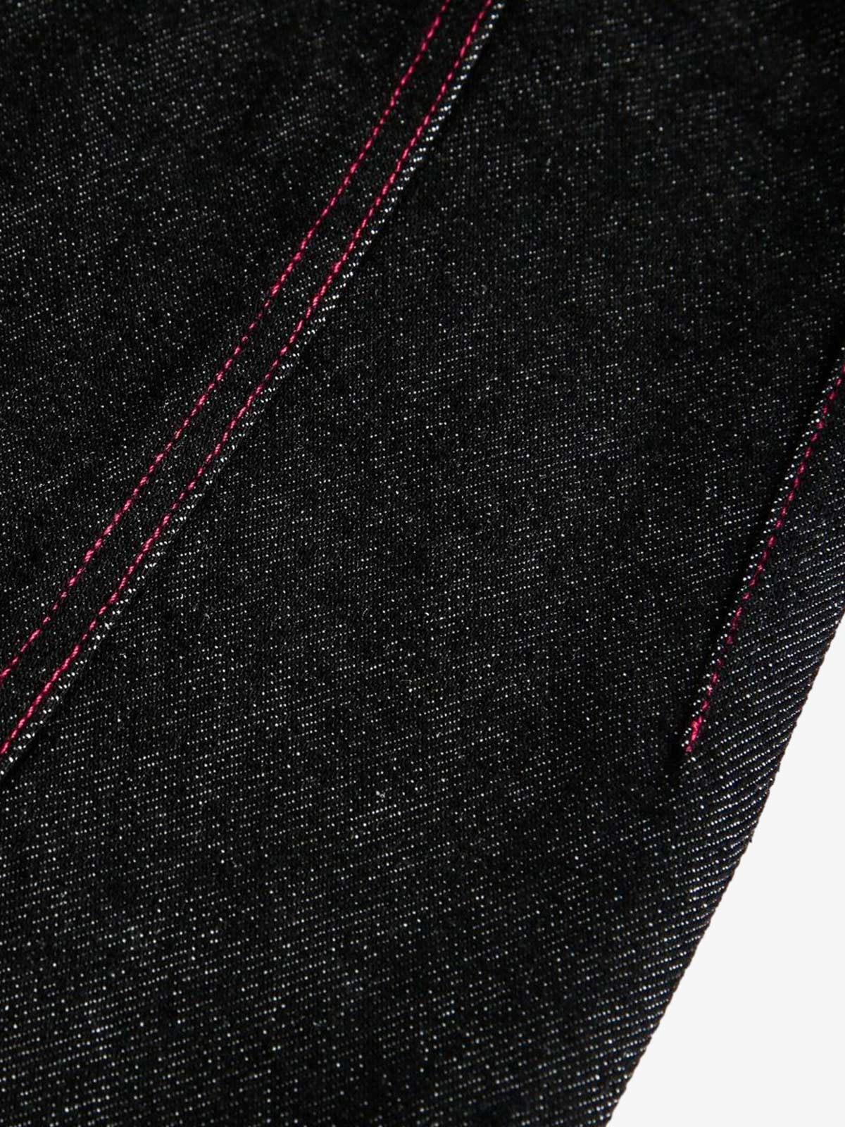 Street Culottes Red Stitching Barrel Jeans - Image 12