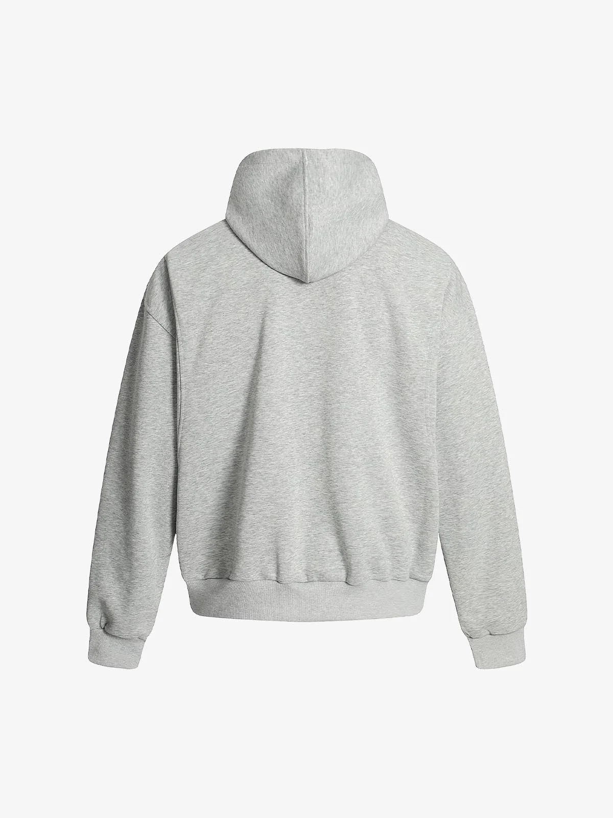 Street Deconstructed Split Zippered Hooded Sweatshirt - Image 8