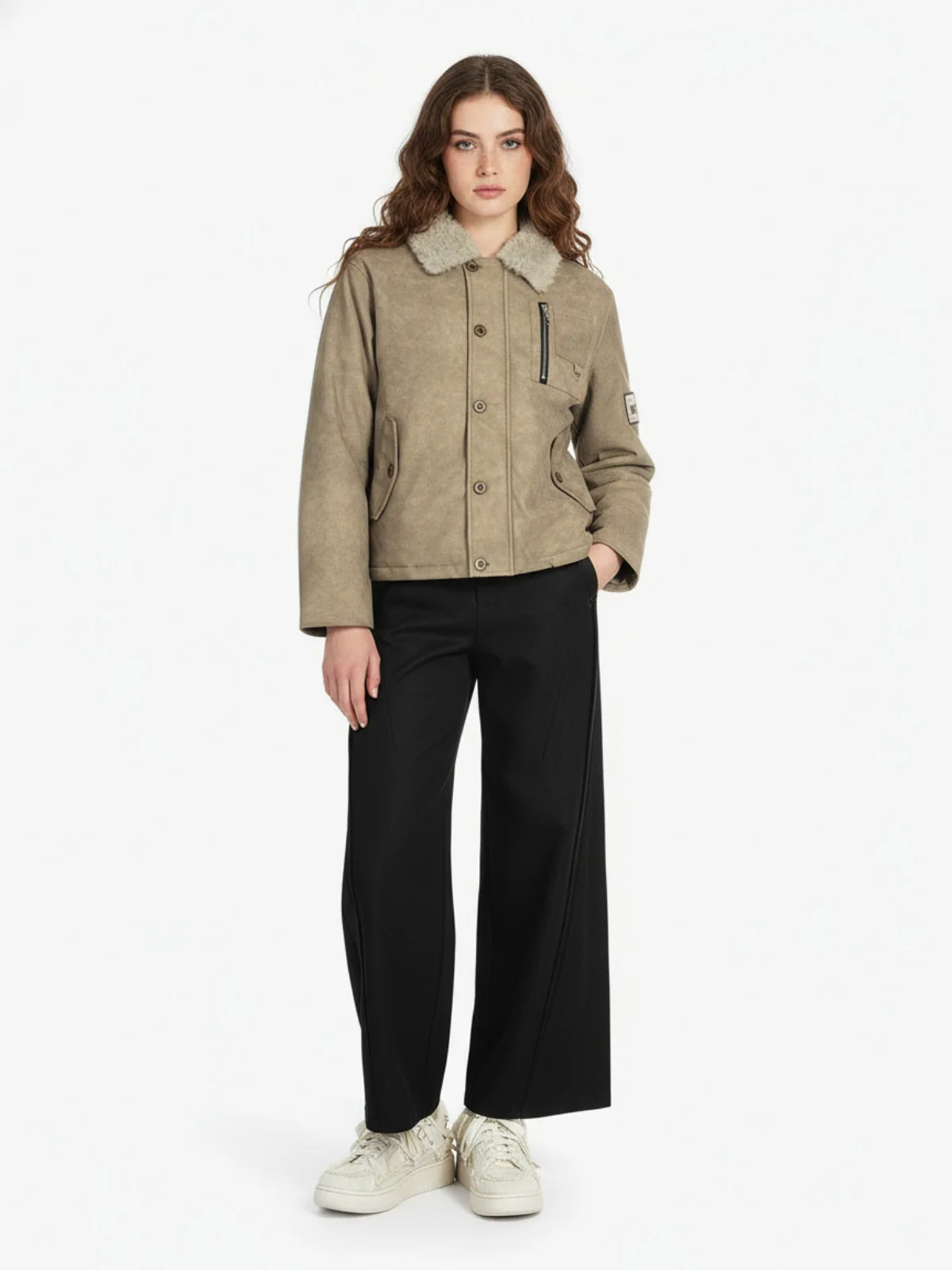 Street Deconstruction Split Casual Suit Pants - Image 3