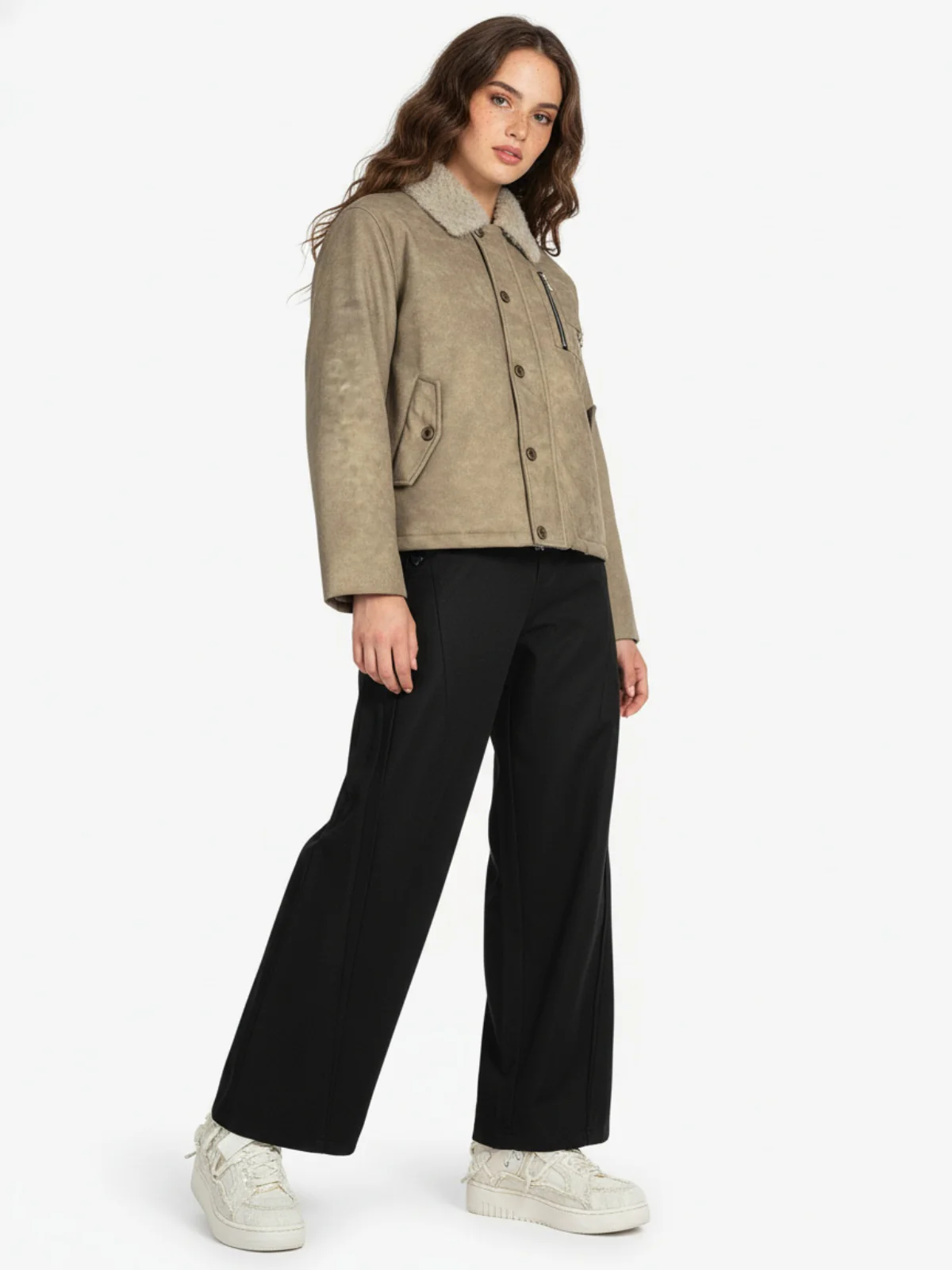 Street Deconstruction Split Casual Suit Pants - Image 4