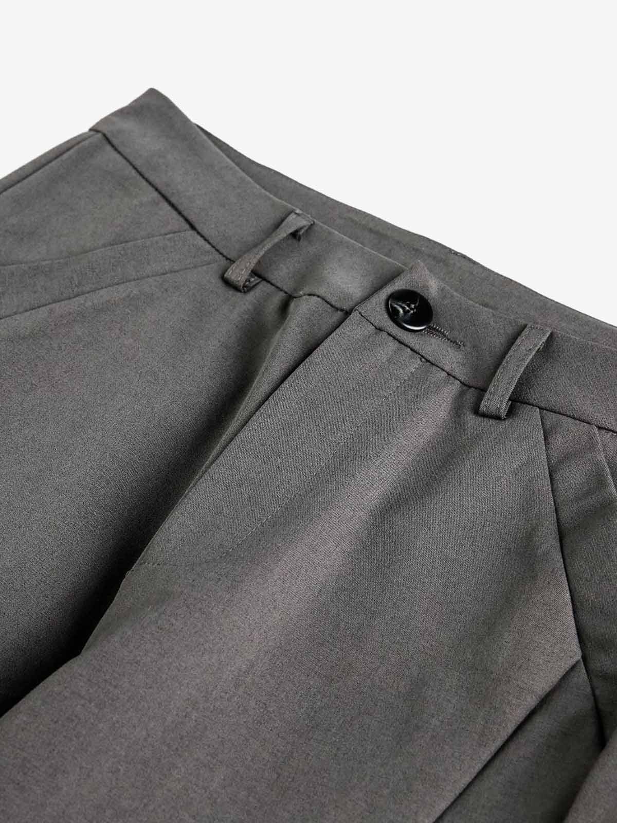 Street Deconstruction Split Casual Suit Pants - Image 9