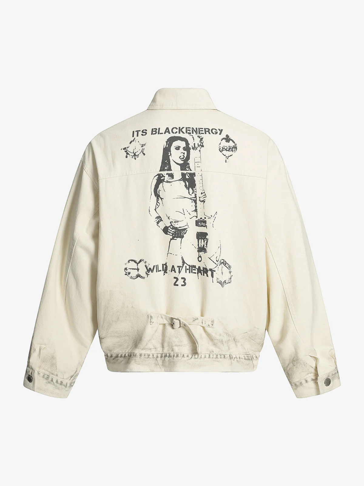 Street Hip-Hop Portrait Print Graphic Jacket - Image 6