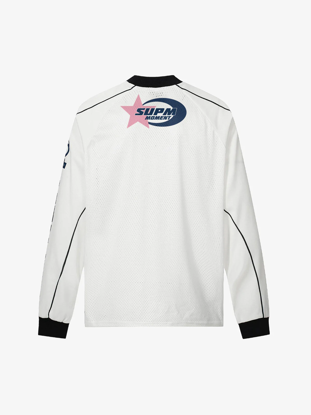 Supermade Jersey Graffiti Letter Long Sleeve T-Shirt - Image 8