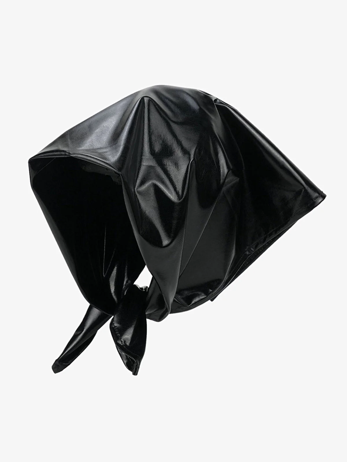 Street PU Leather Triangle Head Scarf - Image 3