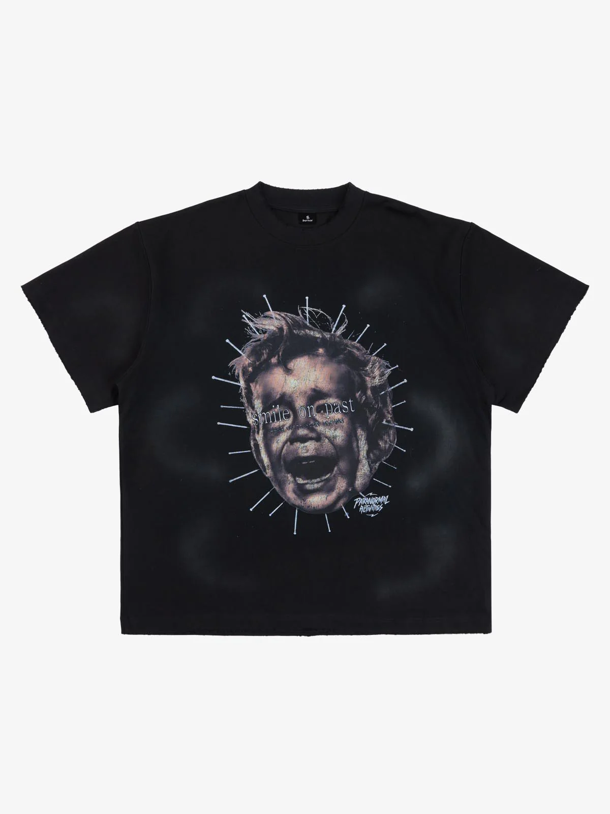 Street Retro Fun Portrait Print T-shirt - Image 2