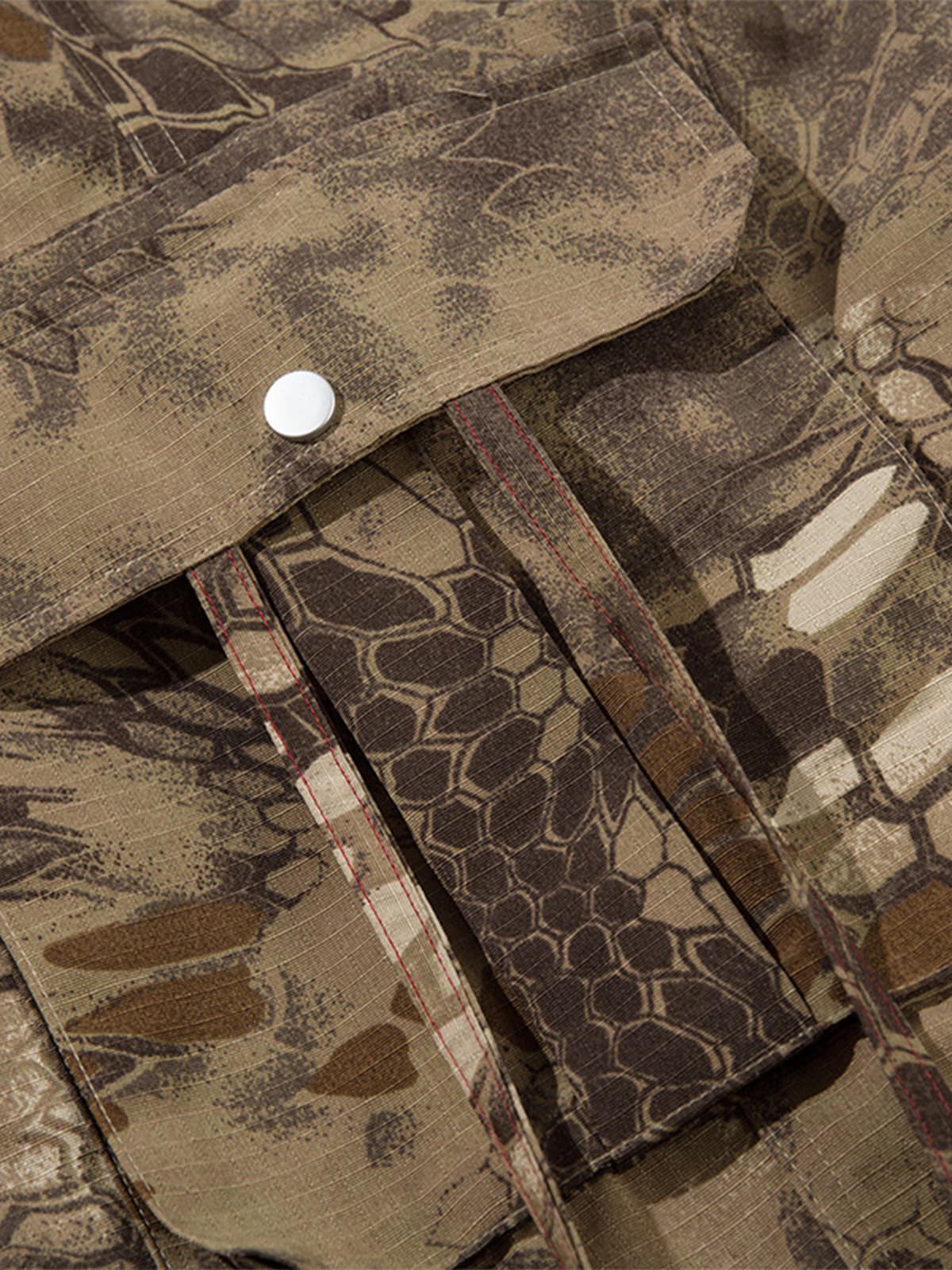 Street Snake Camo Multi-pocket Cargo Pants - Image 10